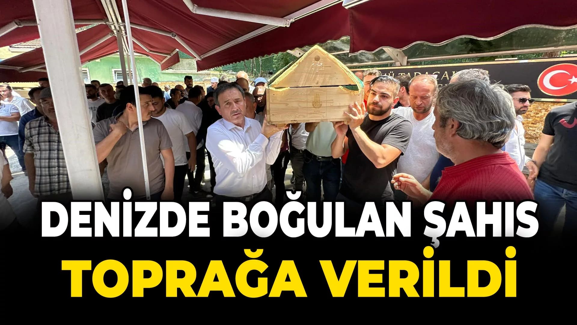Bartın'da denizde boğulan şahıs toprağa verildi