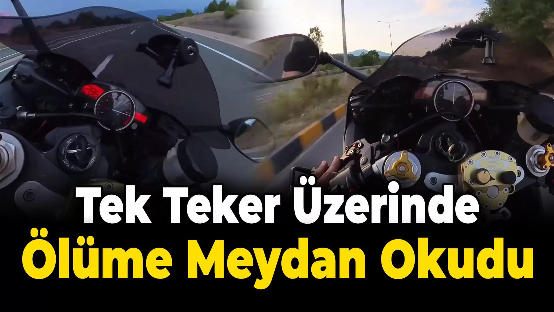 Hem tek teker üzerinde yolculuk yapıp hem de 286 km hız yaptı
