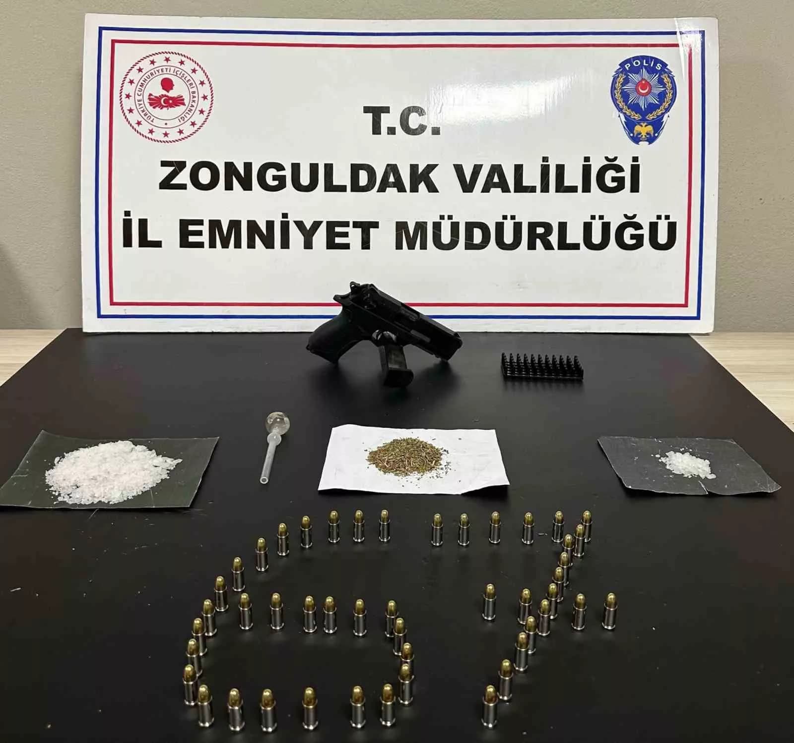 Zonguldak’ta uyuşturucu operasyonunda 2 şüpheli tutuklandı