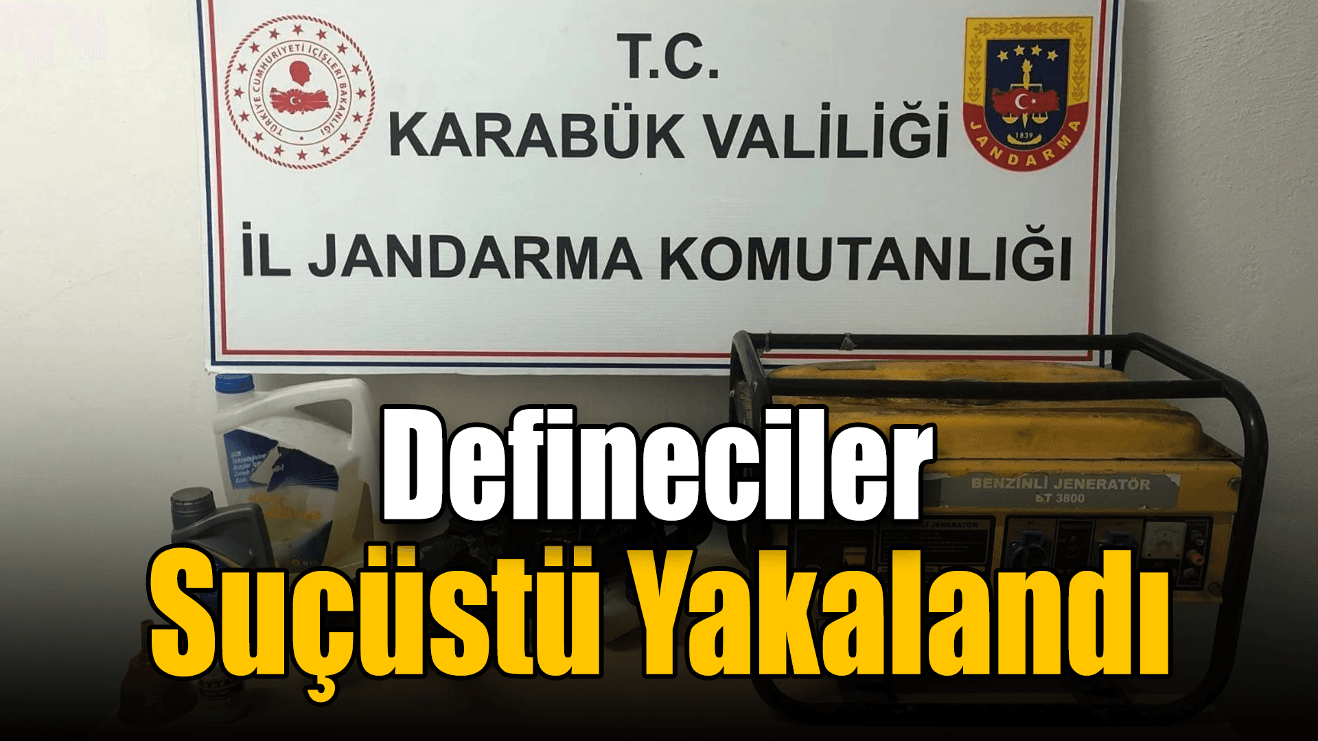 Defineciler suçüstü yakalandı