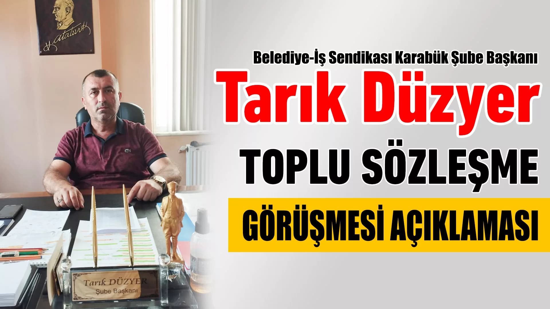 Belediye-İş Sendikasından toplu sözleşme görüşmesi açıklaması