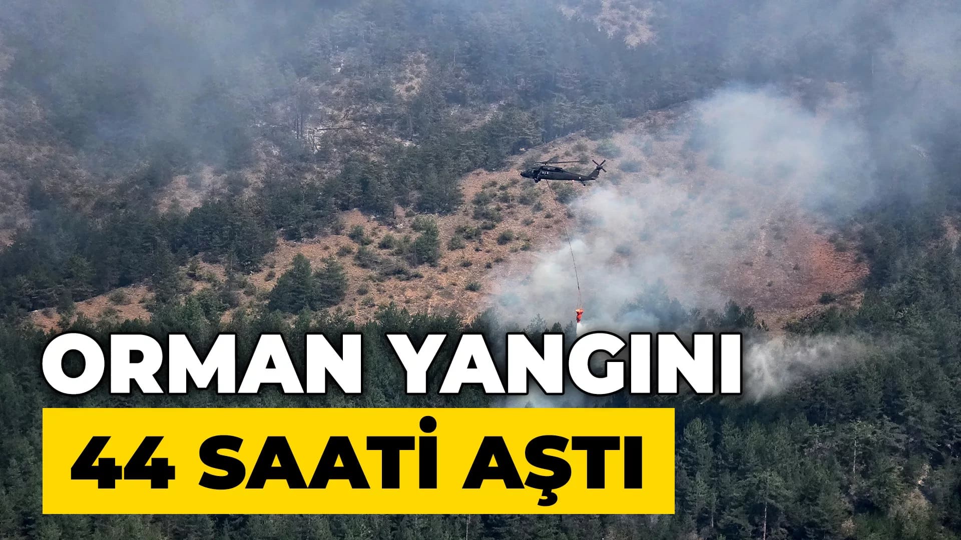 Karabük'teki orman yangını 44 saati aştı