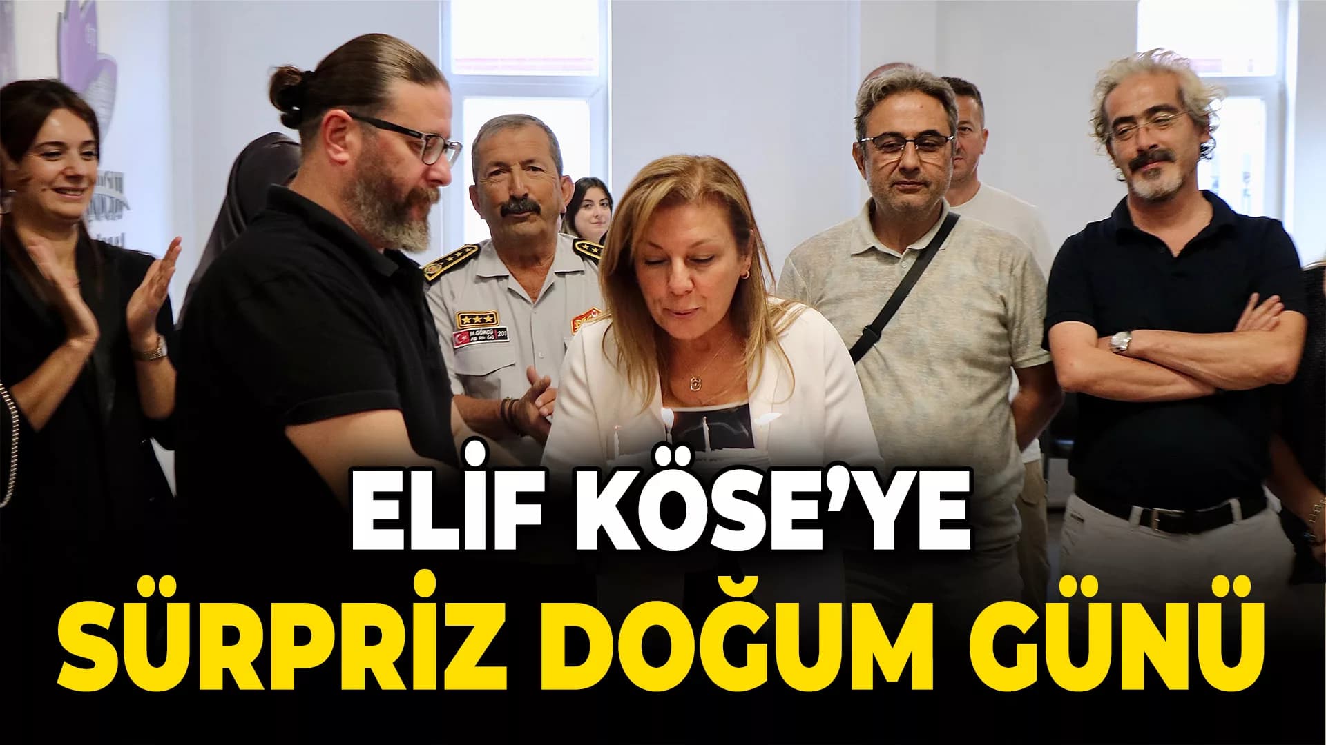 Mesai arkadaşları Başkan Köse’nin doğum gününü kutladı