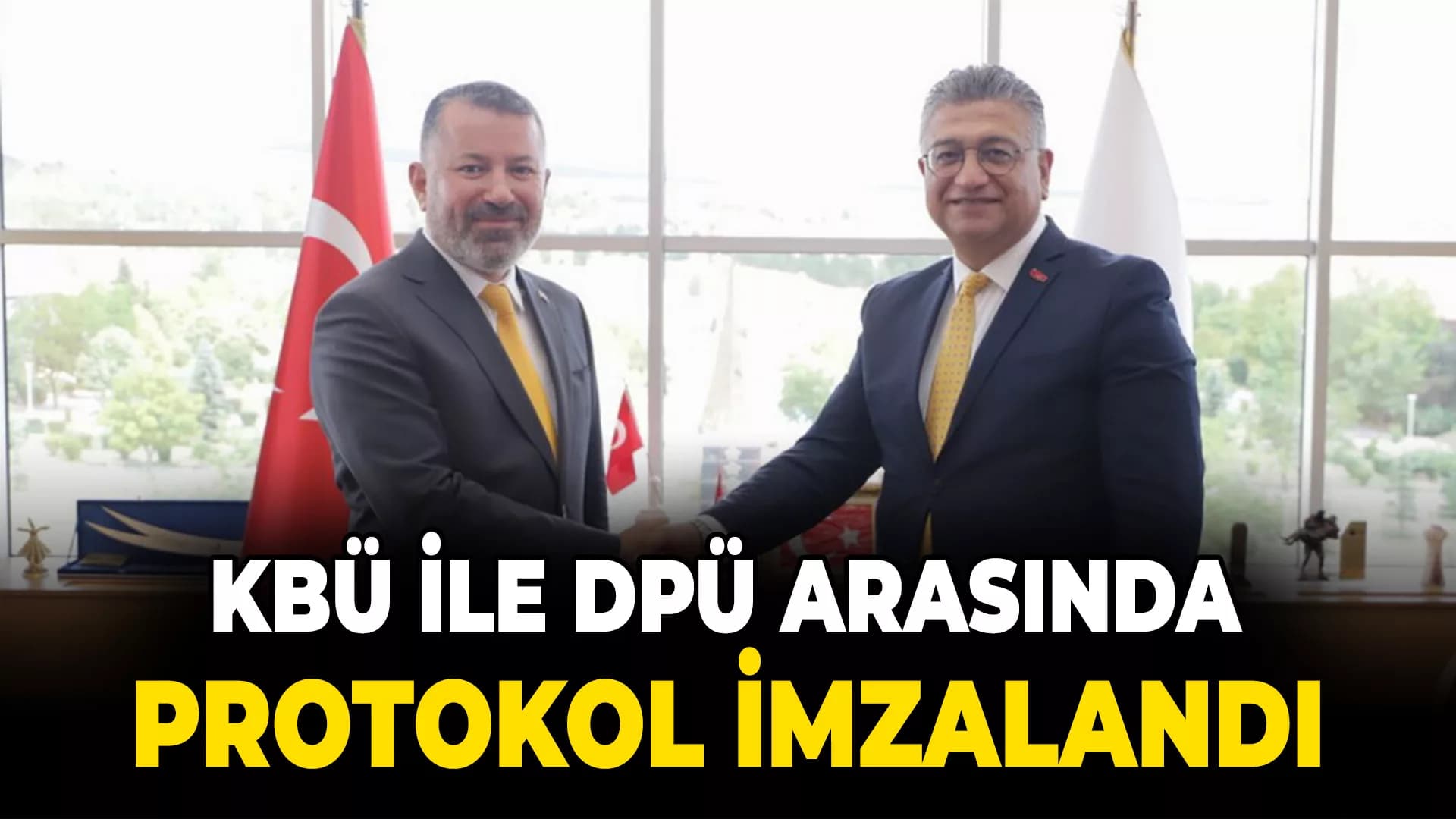 DPÜ ile Karabük Üniversitesi arasında iş birliği protokolü
