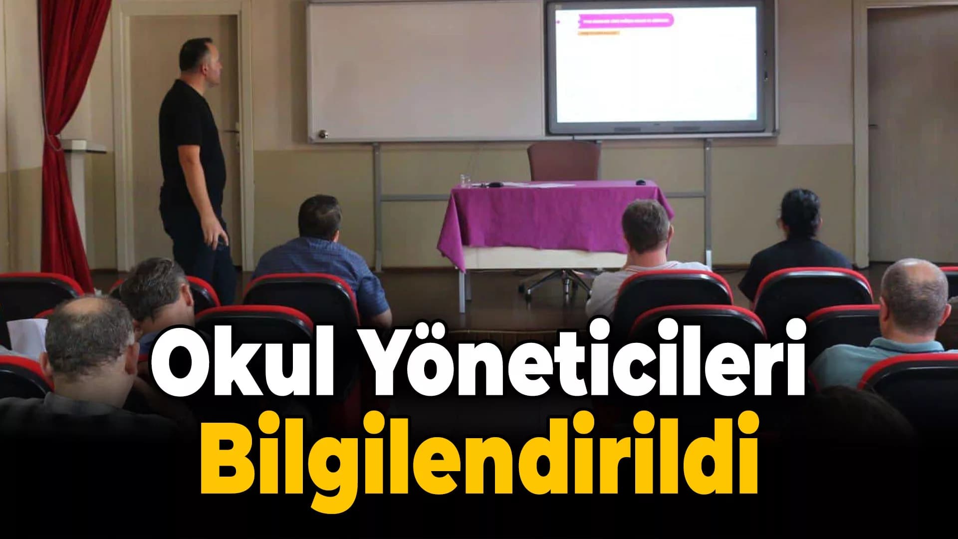 Yenice'de Okul Yöneticileri Bilgilendirildi