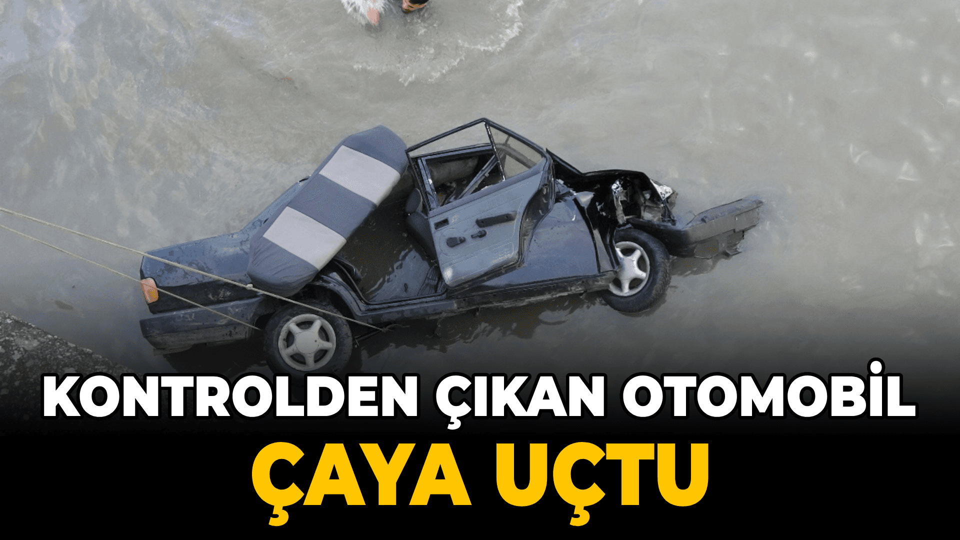 Kontrolden çıkan otomobil Filyos Çayı'na uçtu: 1 ölü, 1 yaralı