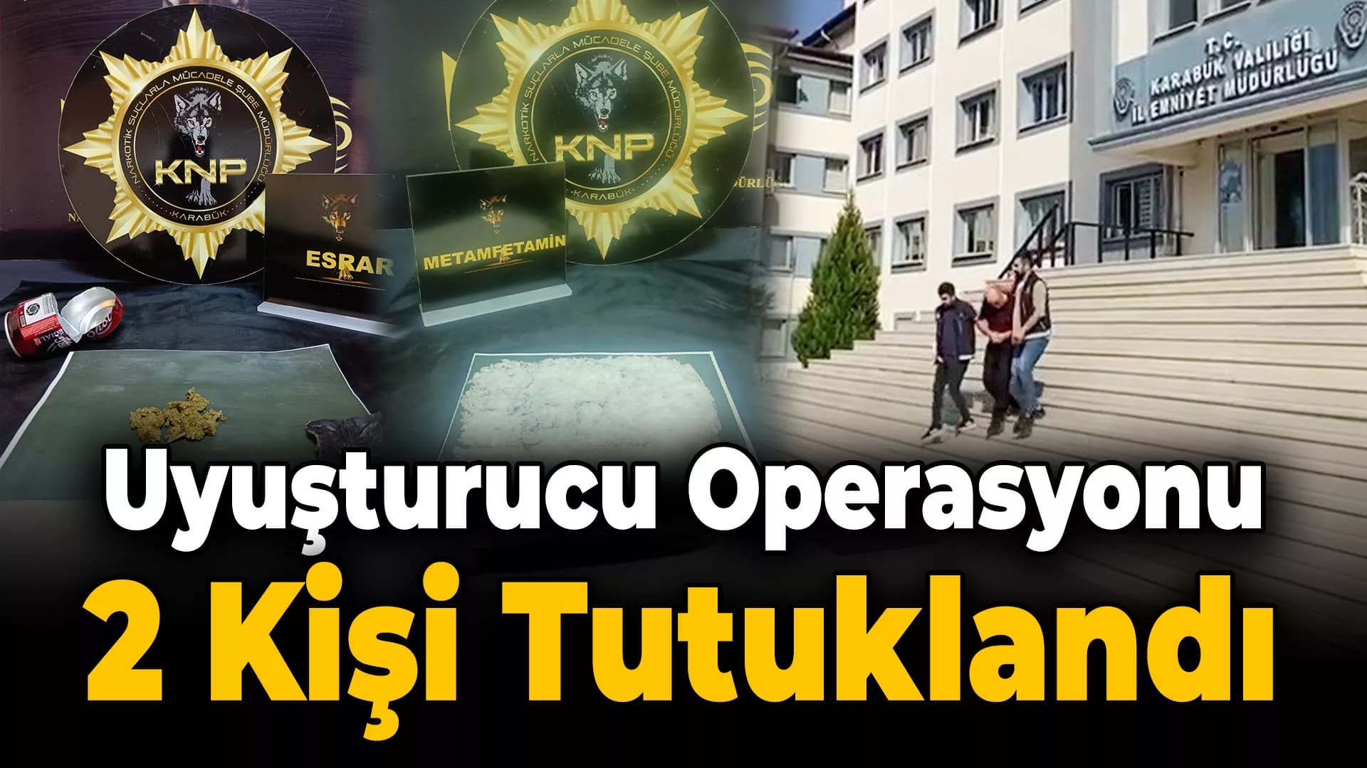 Uyuşturucu operasyonlarında yakalanan 3 kişiden 2'si tutuklandı