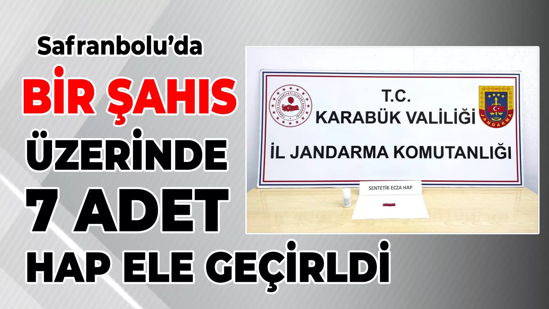 Safranbolu'da Uyuşturucu Operasyonu