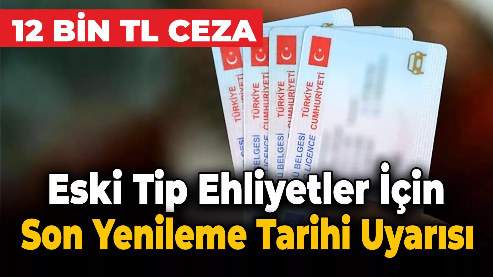 Yıl Sonuna Kadar Yenilenmez İse 12 Bin TL Cezası Var