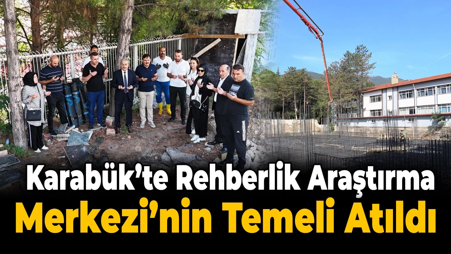 Rehberlik Araştırma Merkezi'nin Temeli Atıldı