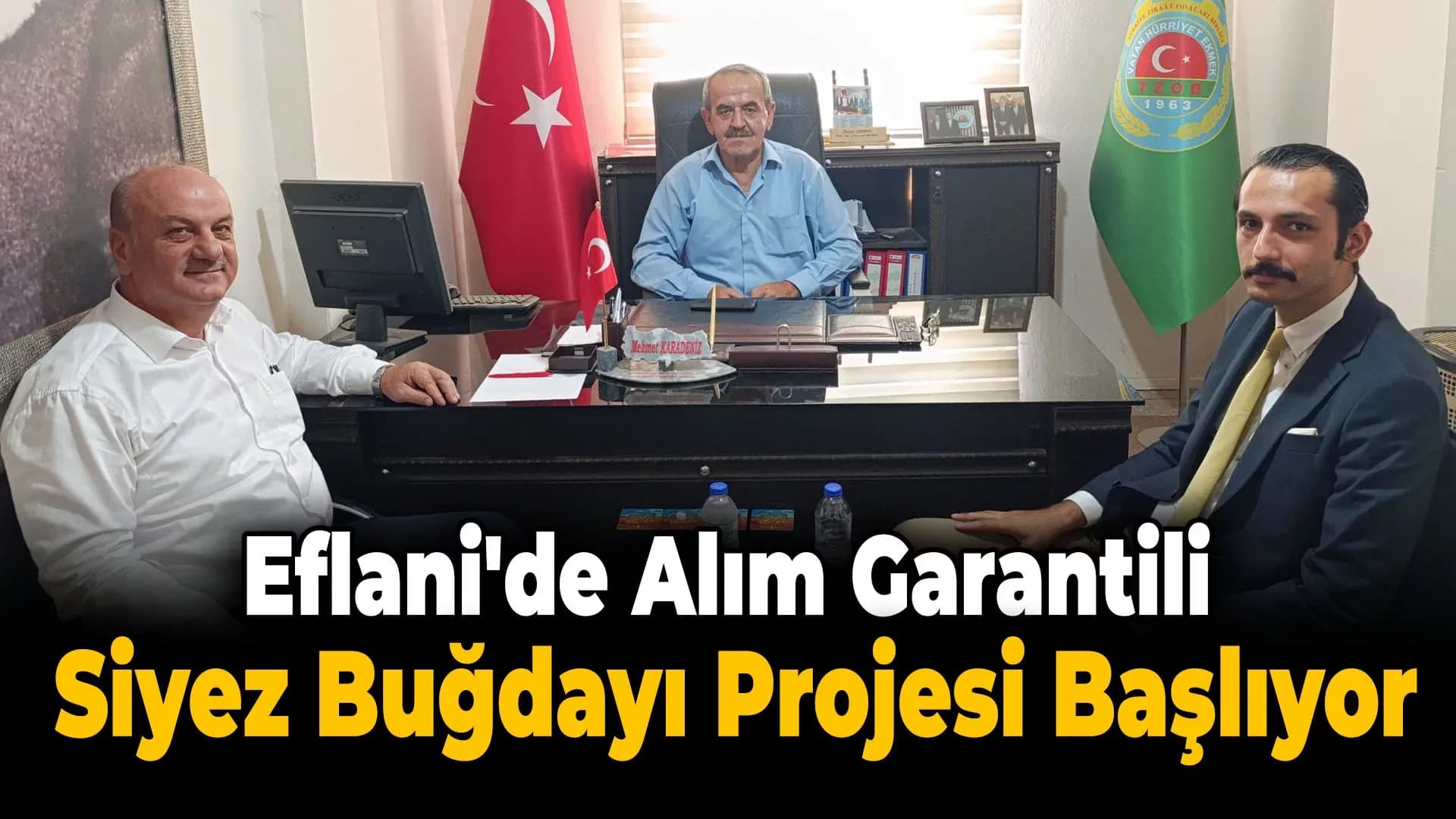 Eflani'de Sözleşmeli Siyez Buğdayı Projesi Hayata Geçiyor