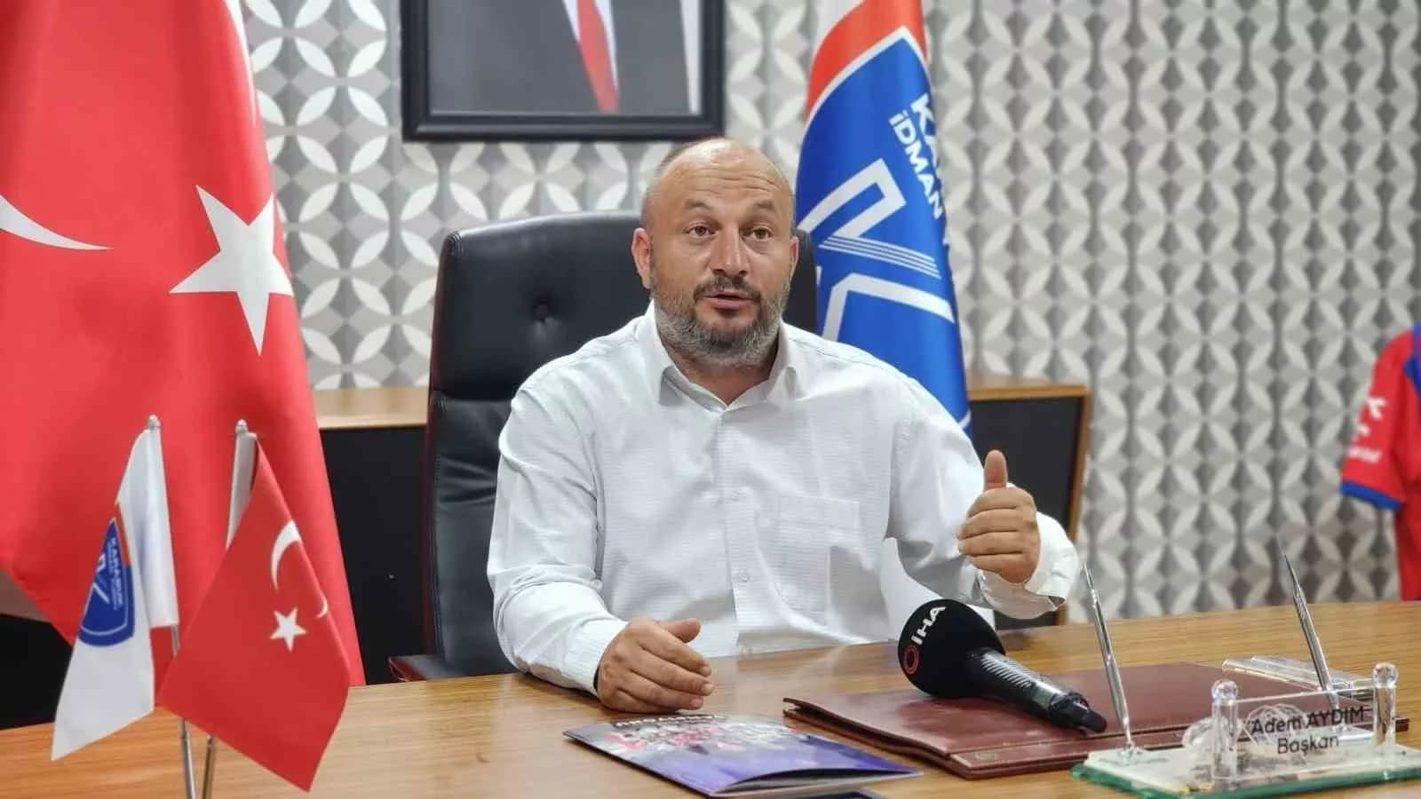 Aydın "Gerekirse iç saha maçlarını çevre illerde oynarız."