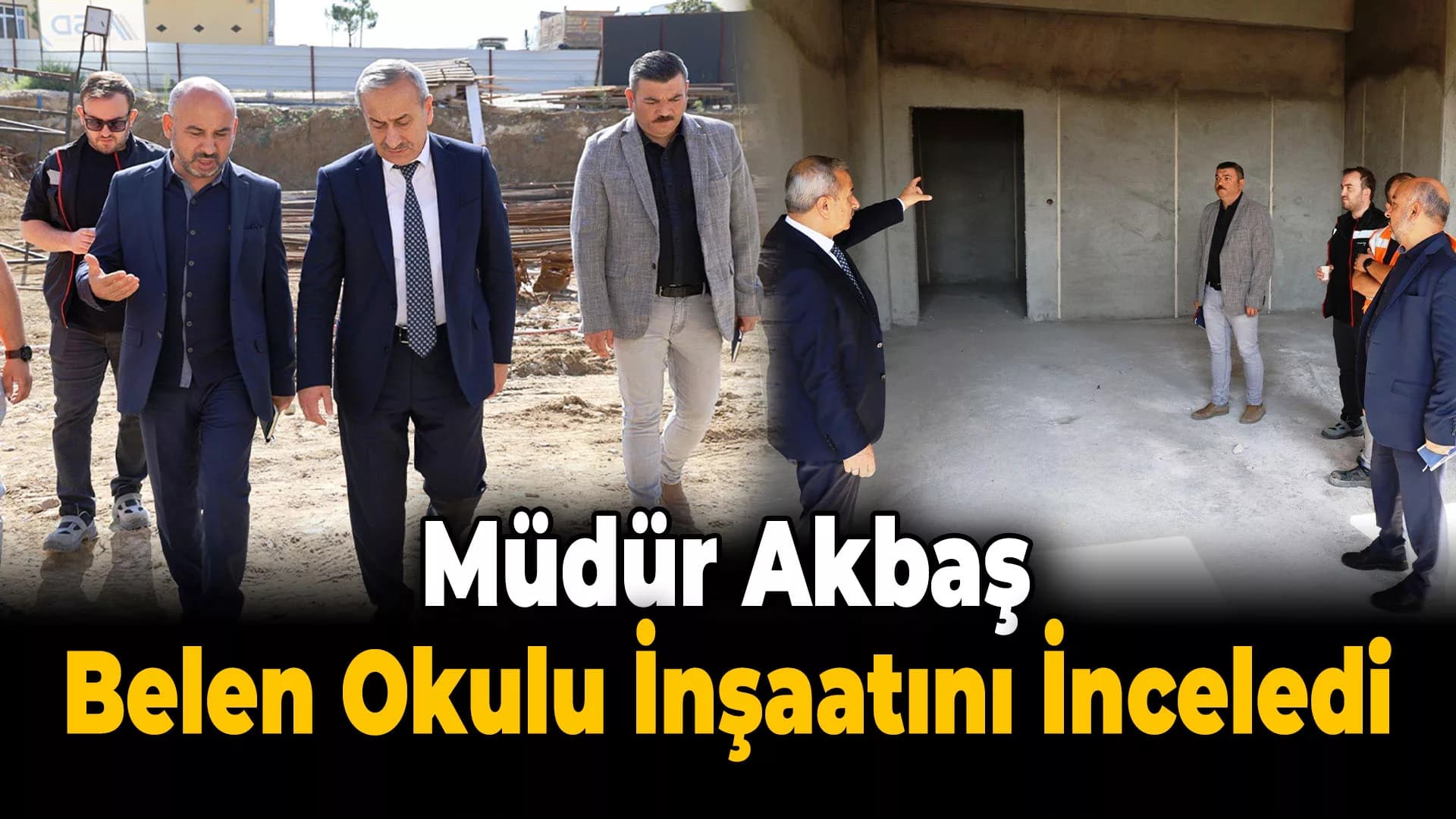 Belen İlk ve Ortaokulu'nun Yüzde 45'i Tamamlandı