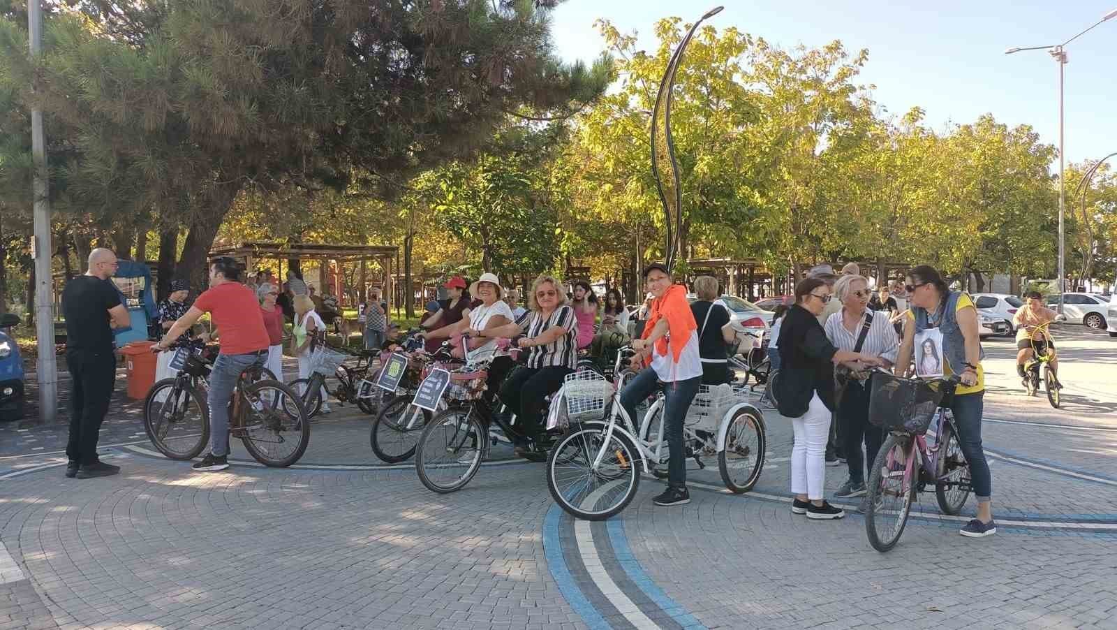 Filyos’ta "Narin’ler Ölmesin, Çocuklar Yaşasın" temalı bisiklet turu düzenlendi