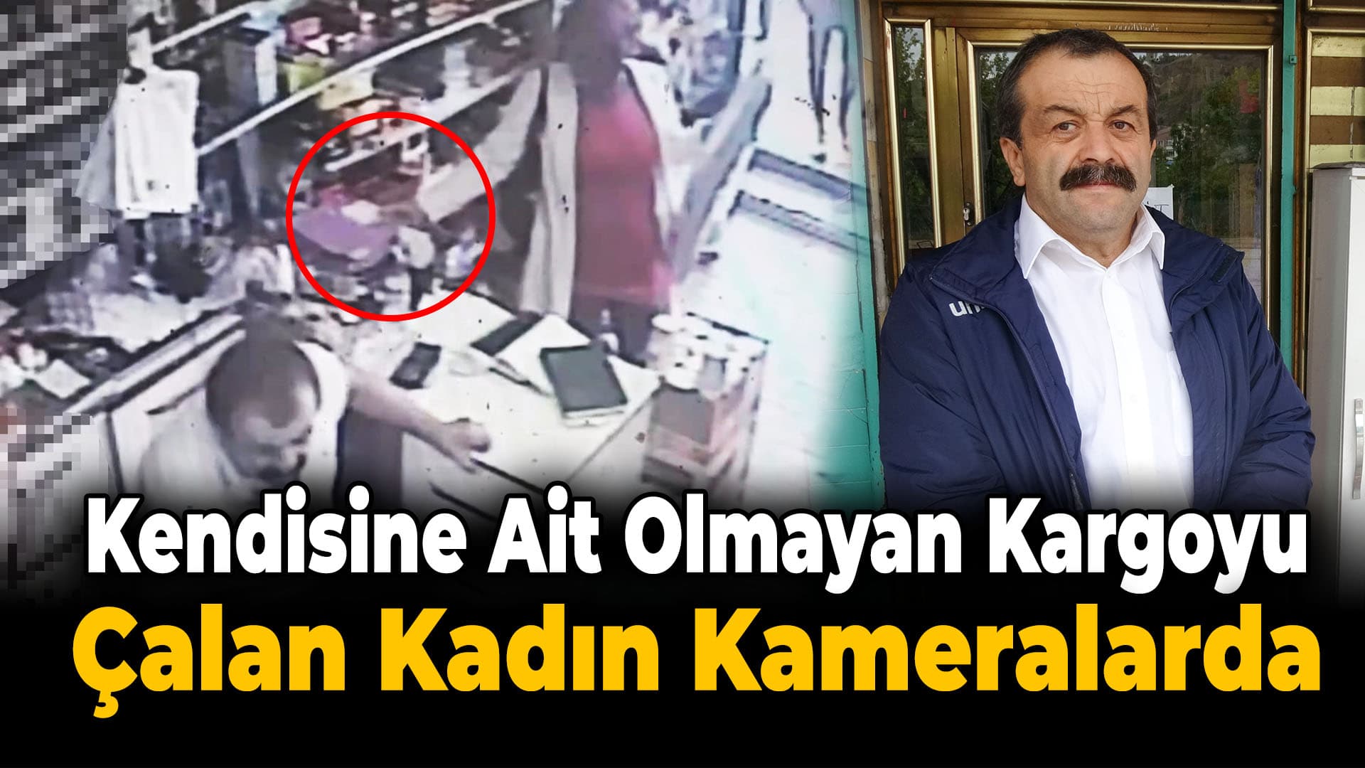 Karabük'te Kendisine Ait Olmayan Kargo Paketini Böyle Çaldı