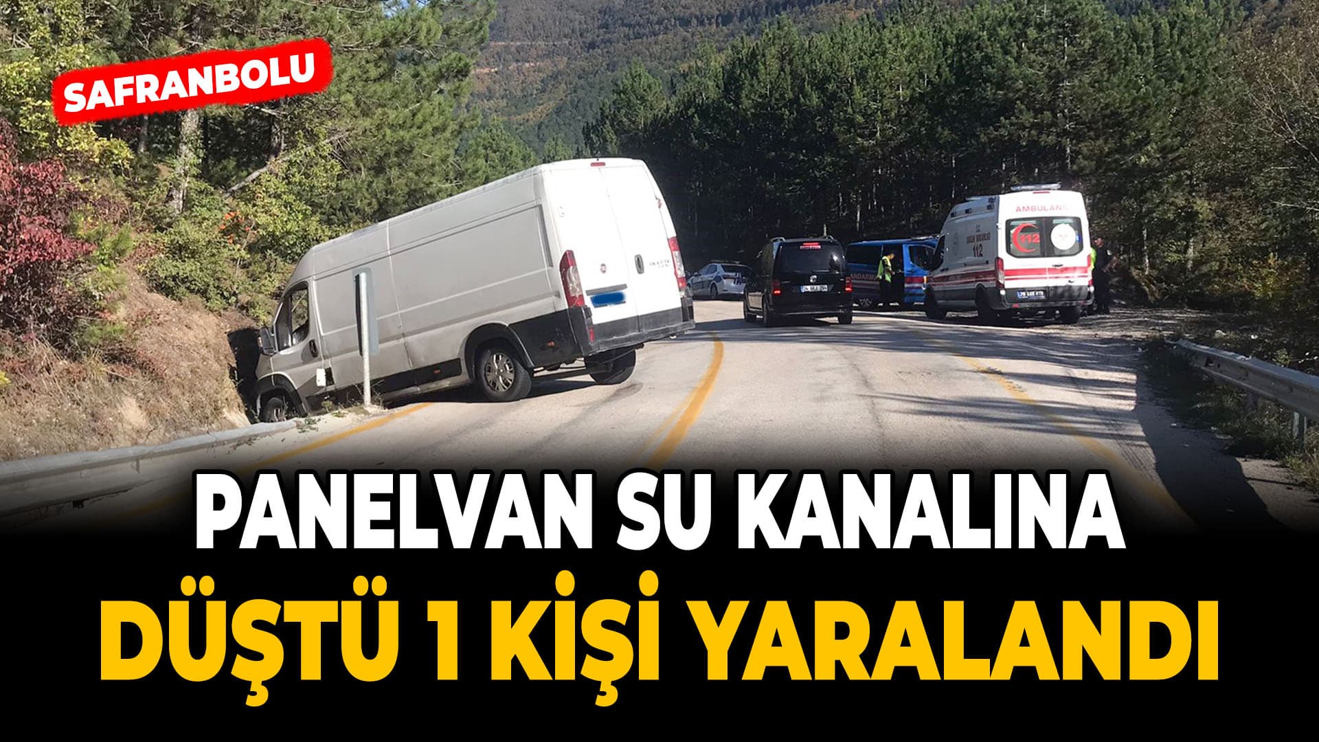 Safranbolu'da Trafik Kazası: 1 Yaralı