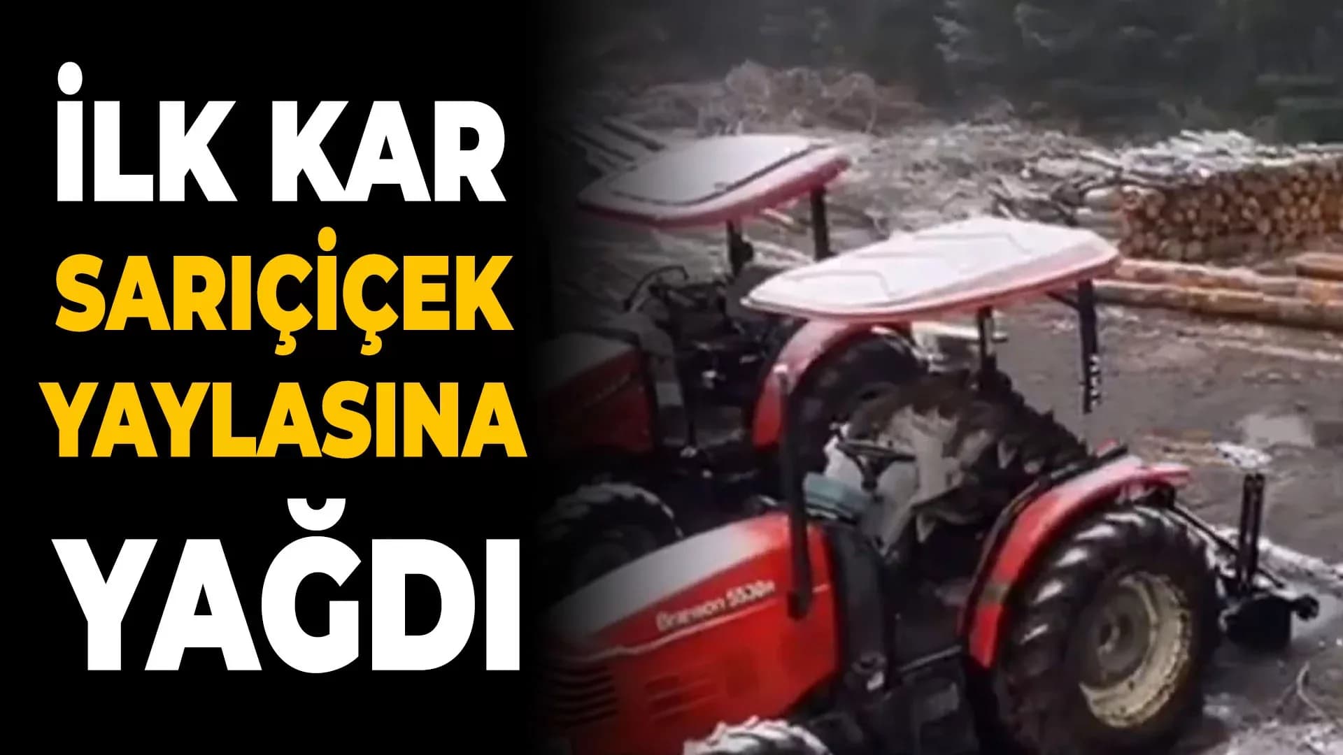 Safranbolu’da Mevsimin İlk Karı Yağdı