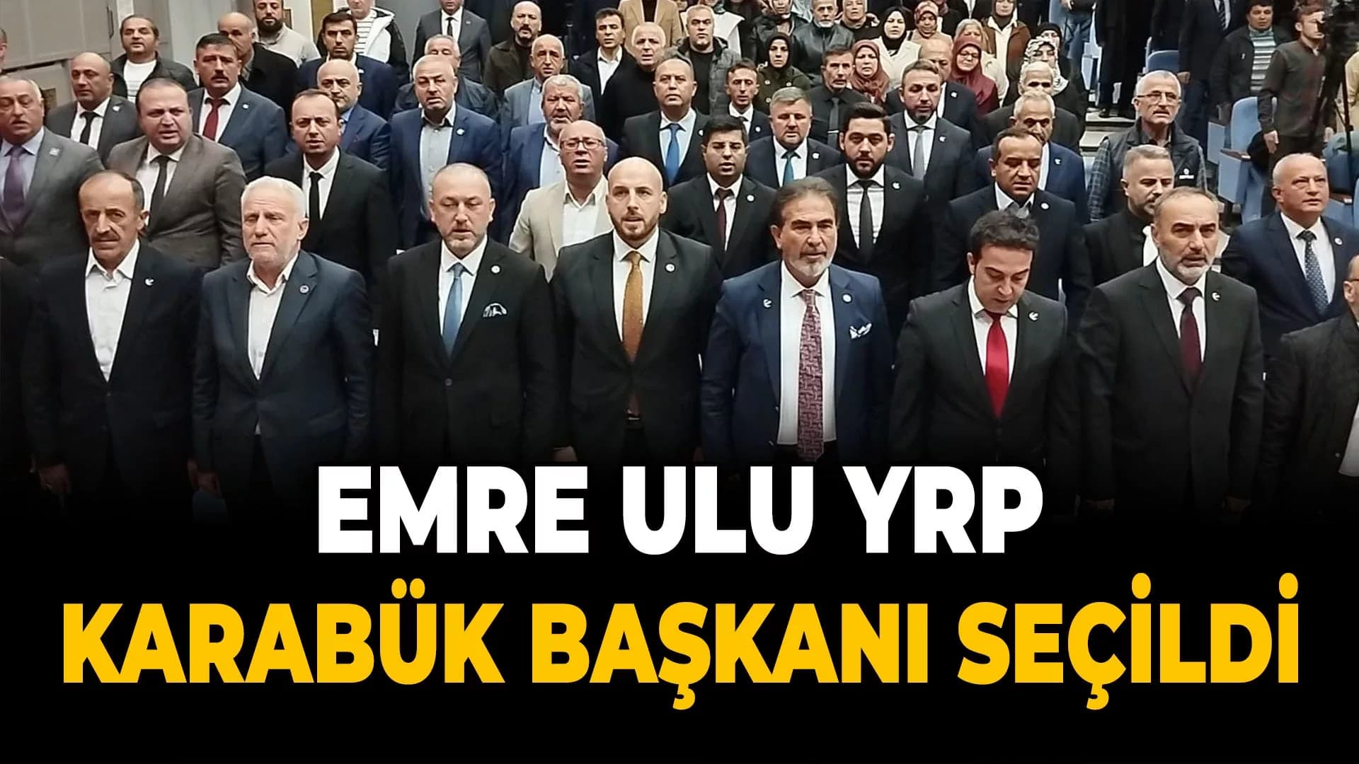 YRP Merkez İlçe Başkanı Emre Ulu Oldu