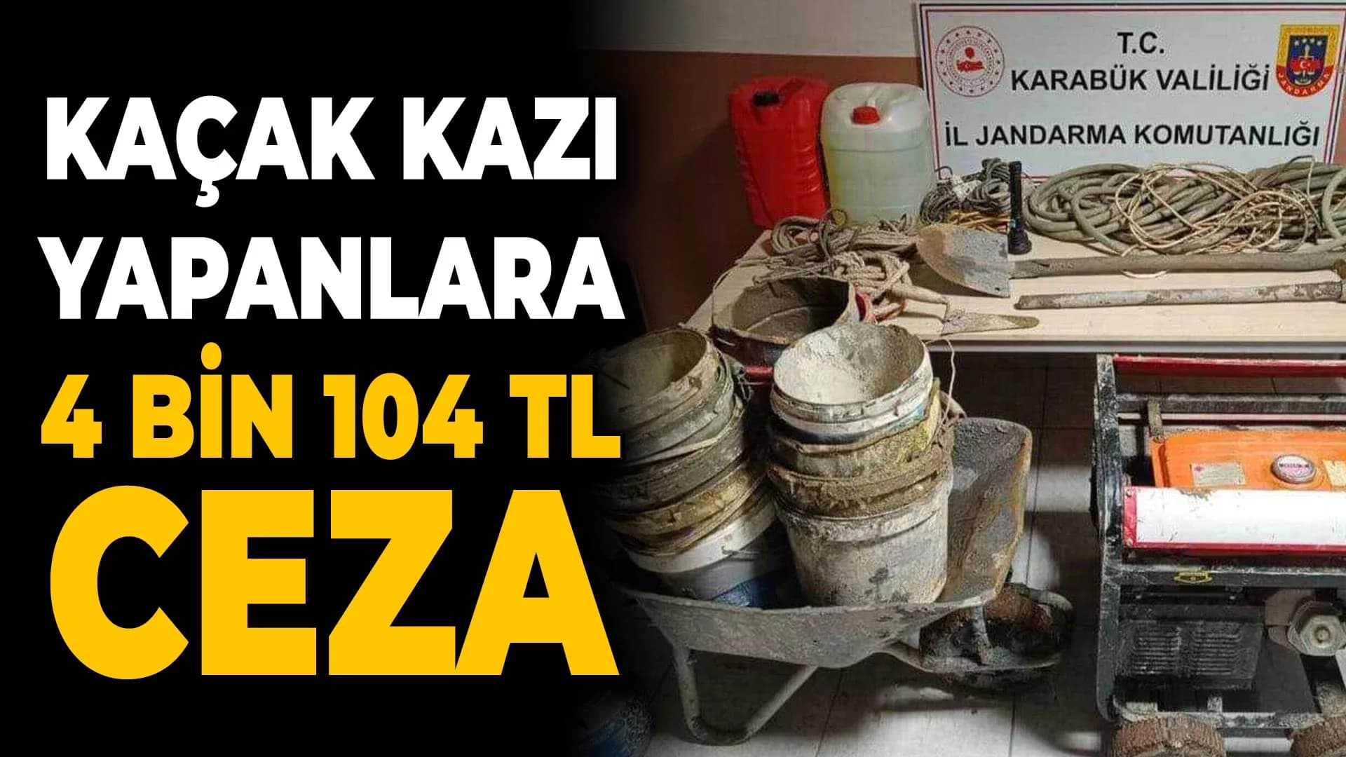 Eskipazar'da Kaçak Kazı Yapan 2 Kişi Yakalandı