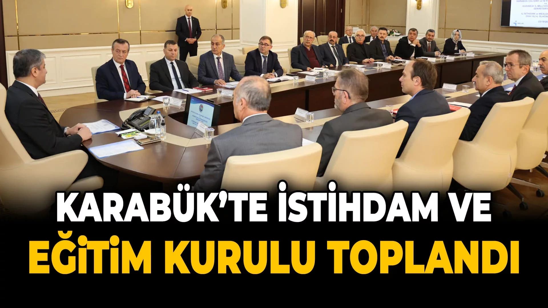 İl İstihdam ve Mesleki Eğitim Kurulu Toplantısı Yapıldı