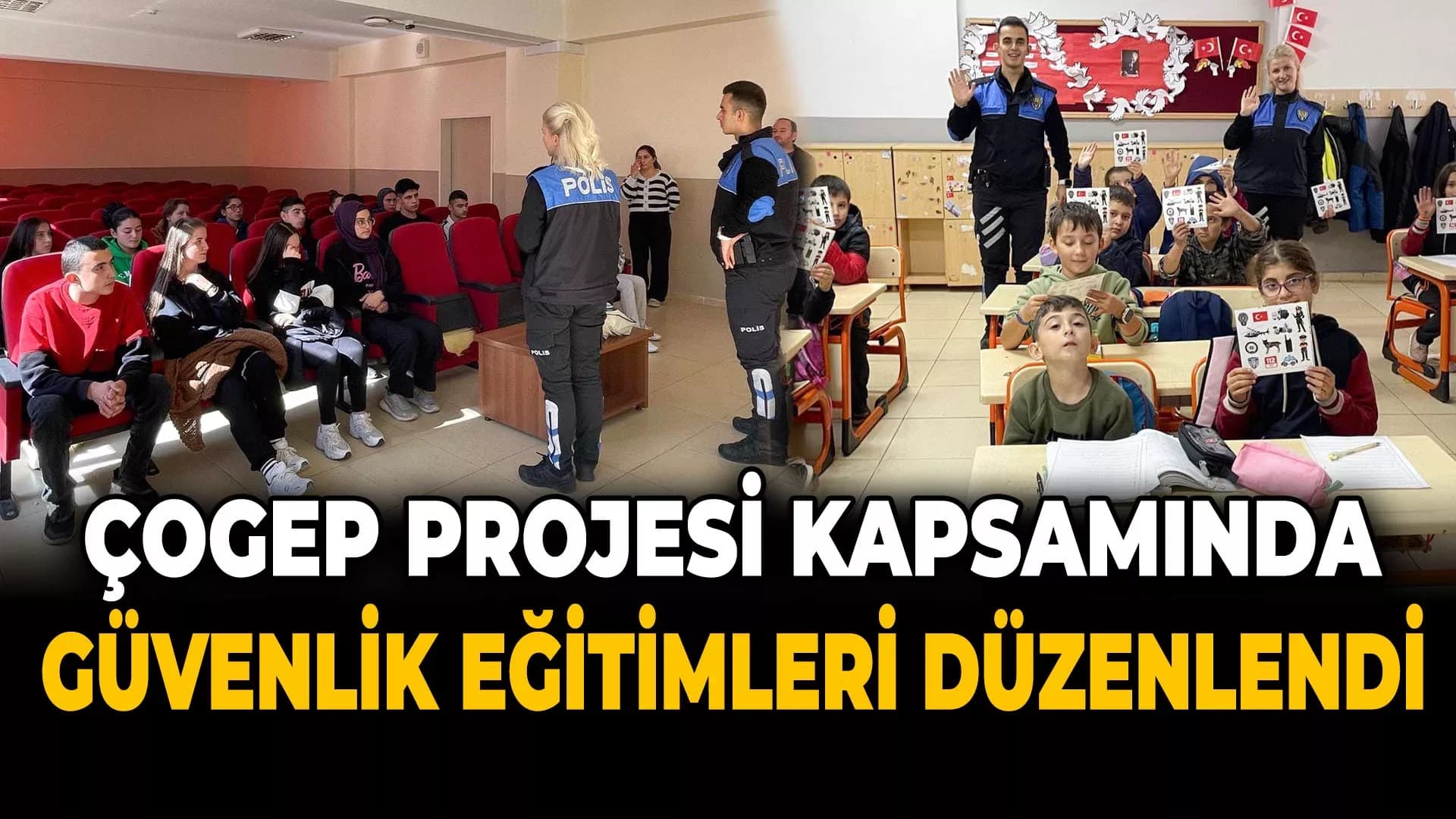 Öğrencilere Güvenlik ve Polislik Mesleği Tanıtımı Yapıldı