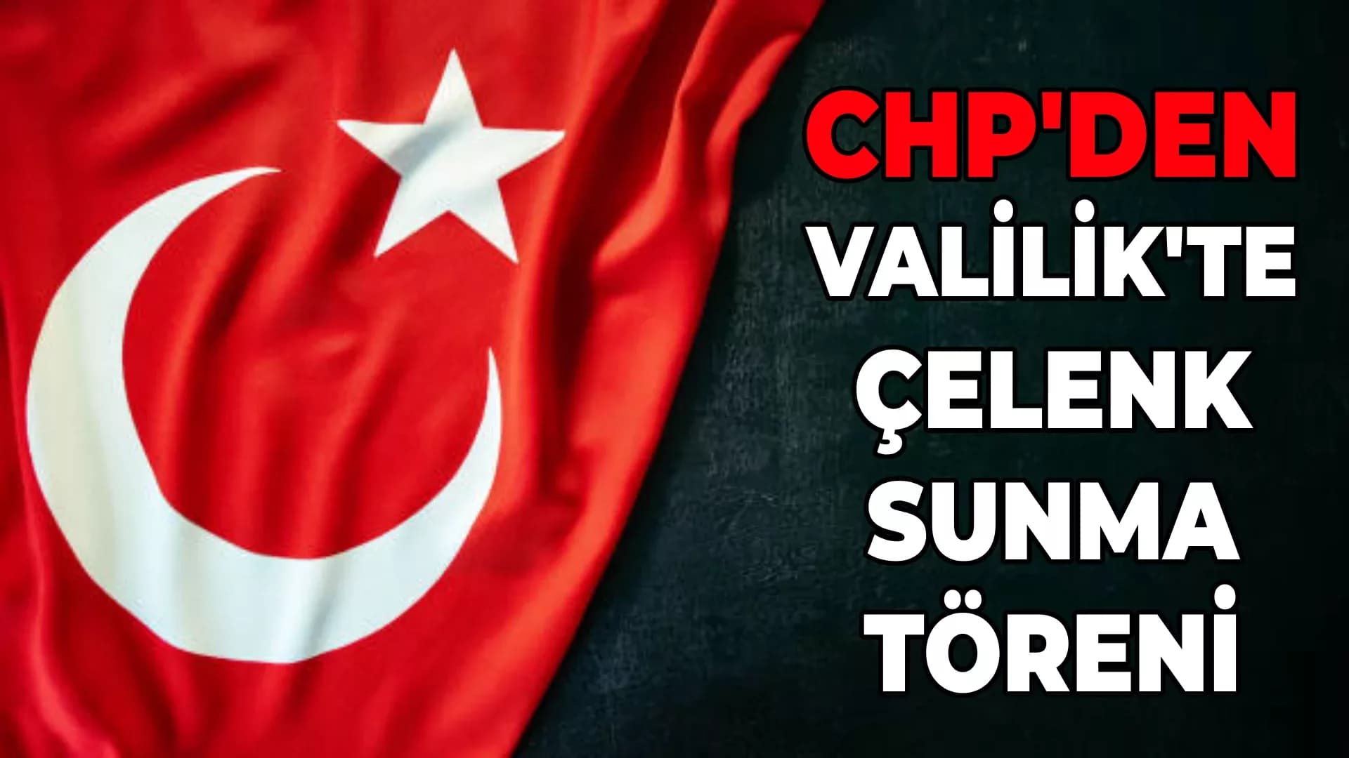 CHP'den Valilik'te Çelenk Sunma Töreni