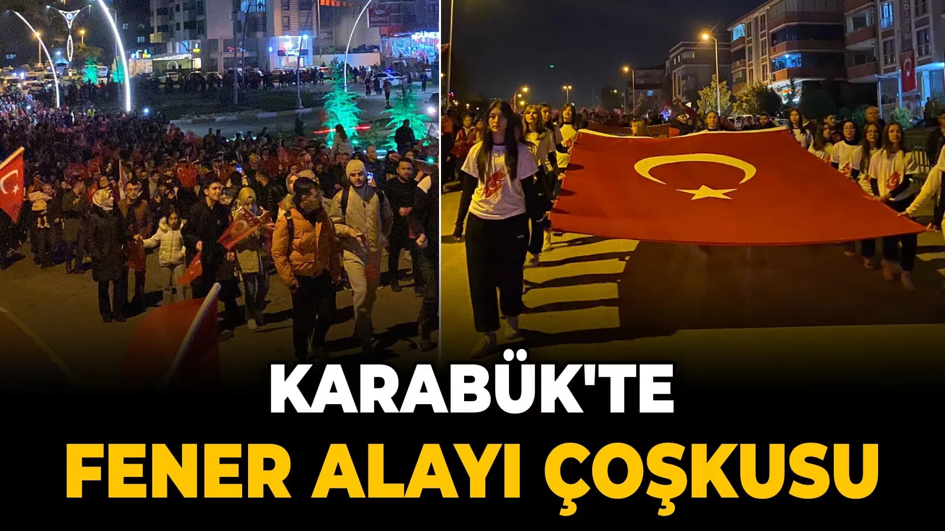 Karabük’te Fener Alayı Coşkusu