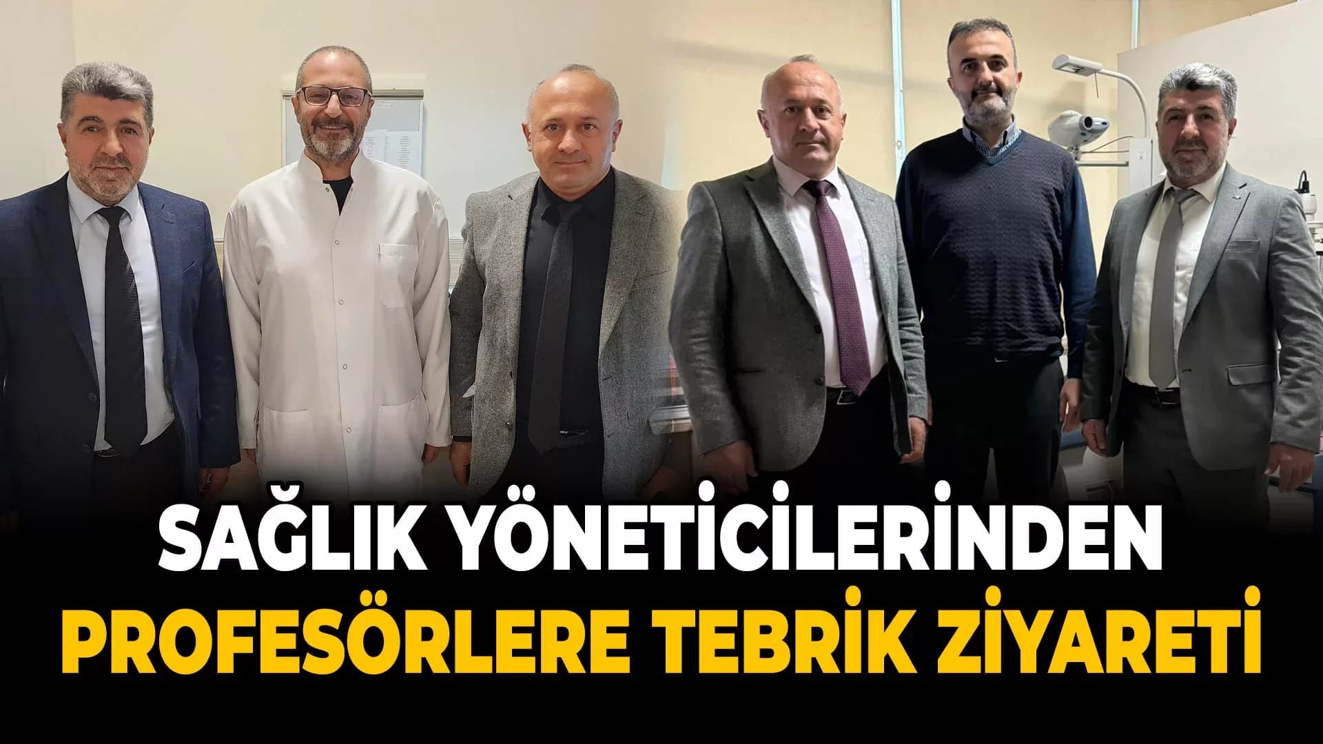 Kara ve Doğan'dan Profesörlere Tebrik Ziyareti