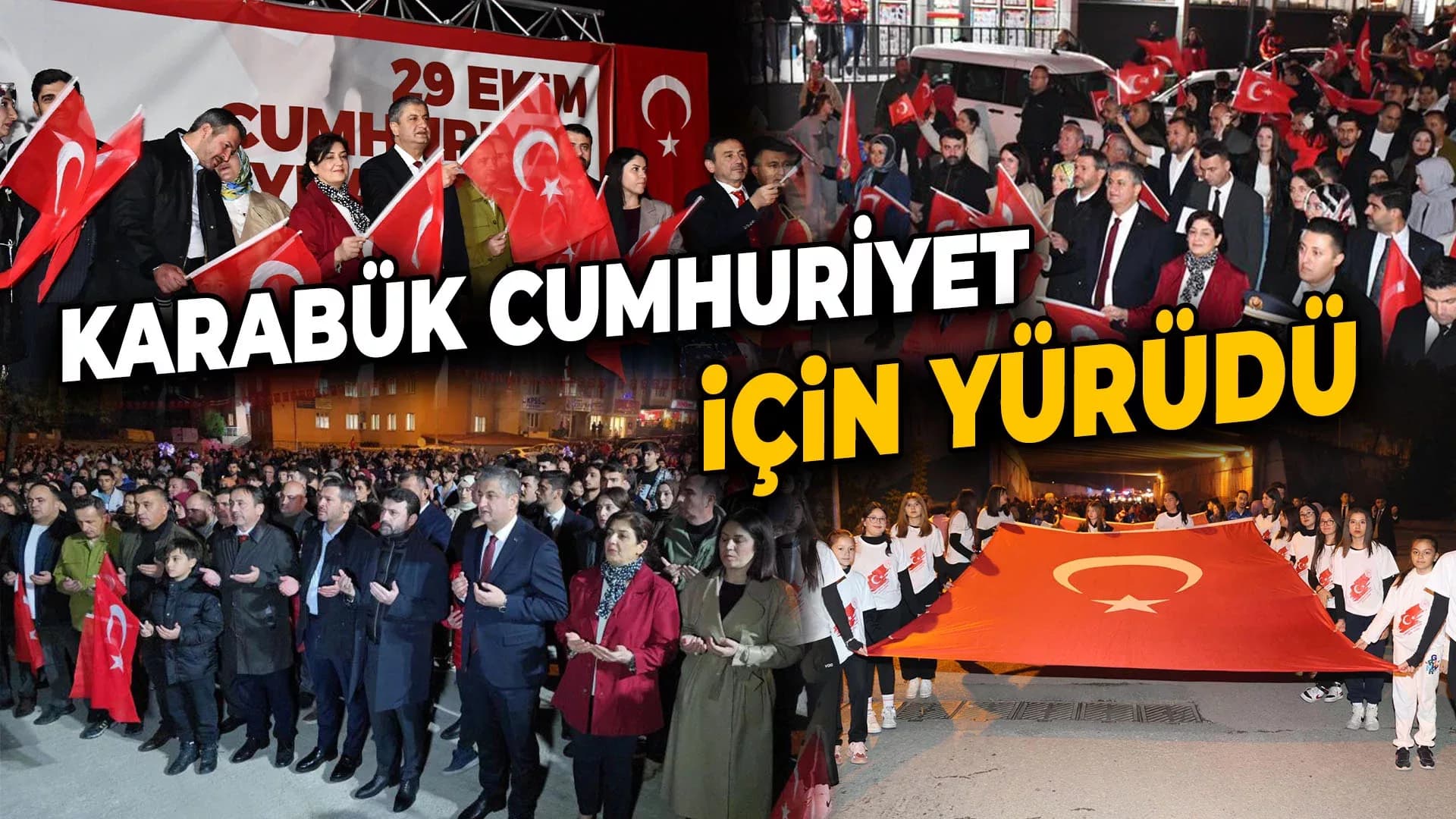 Yüzlerce Kişi Cumhuriyet İçin Yürüdü
