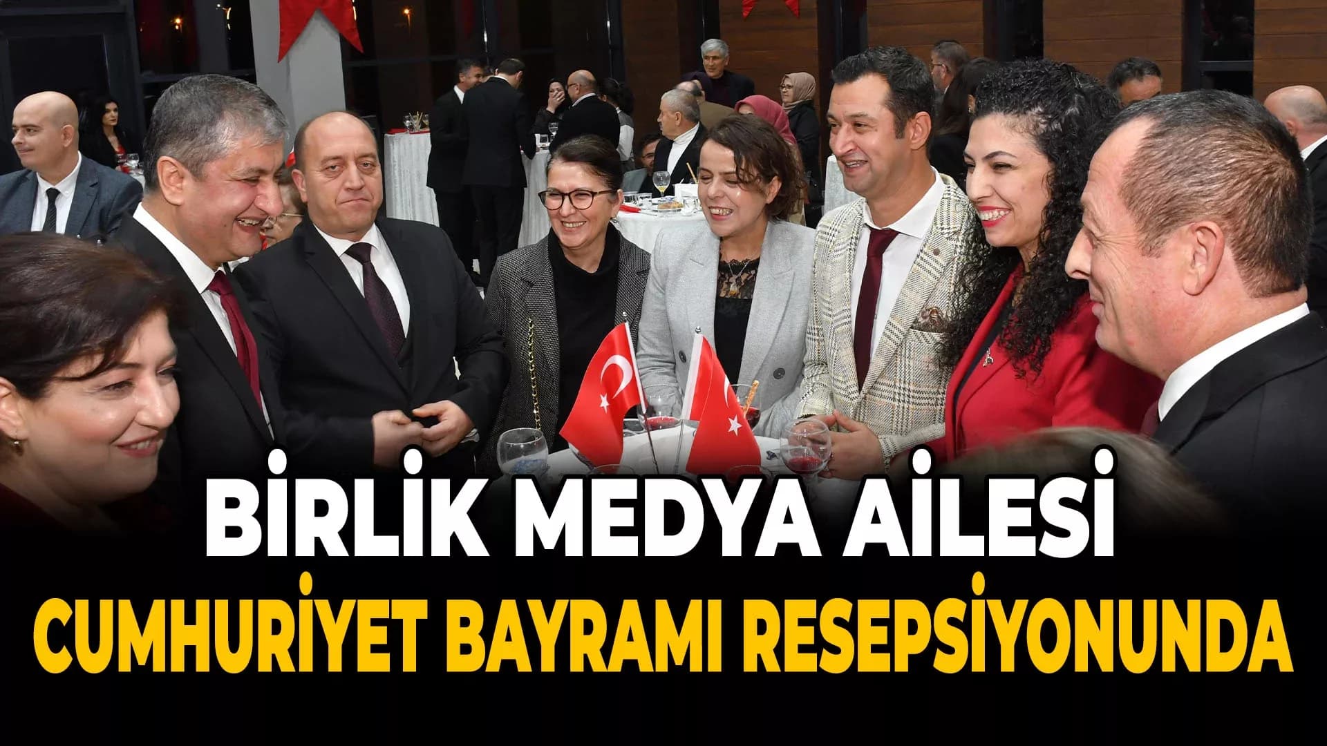 Cumhuriyet Resepsiyonunda Yerimizi Aldık