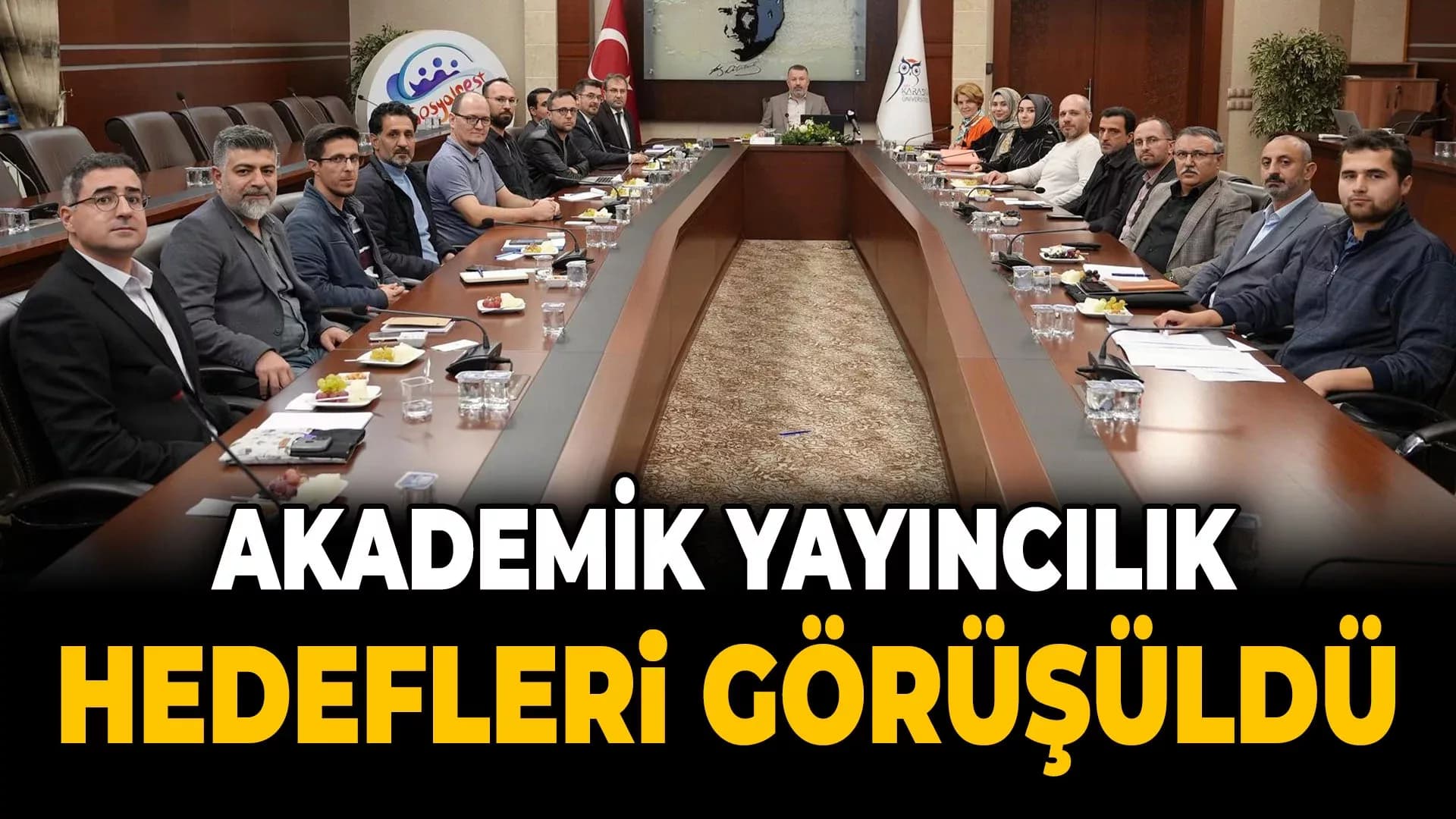Rektör Kırışık, Üniversitenin Dergi Editörleriyle Bir Araya Geldi