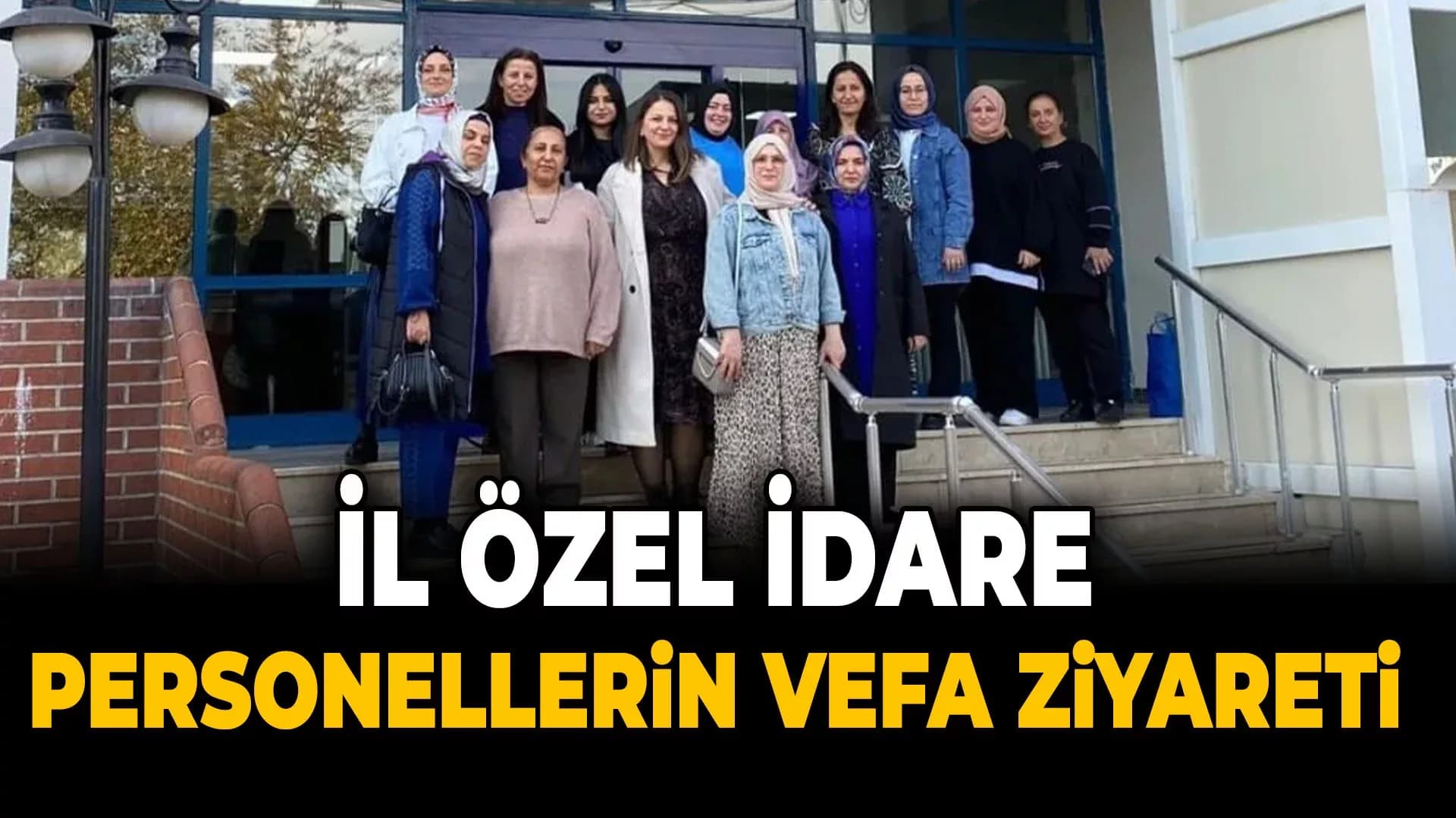 İl Özel İdaresi Personelleri Huzurevindeki Yaşlılarla Bir Araya Geldi