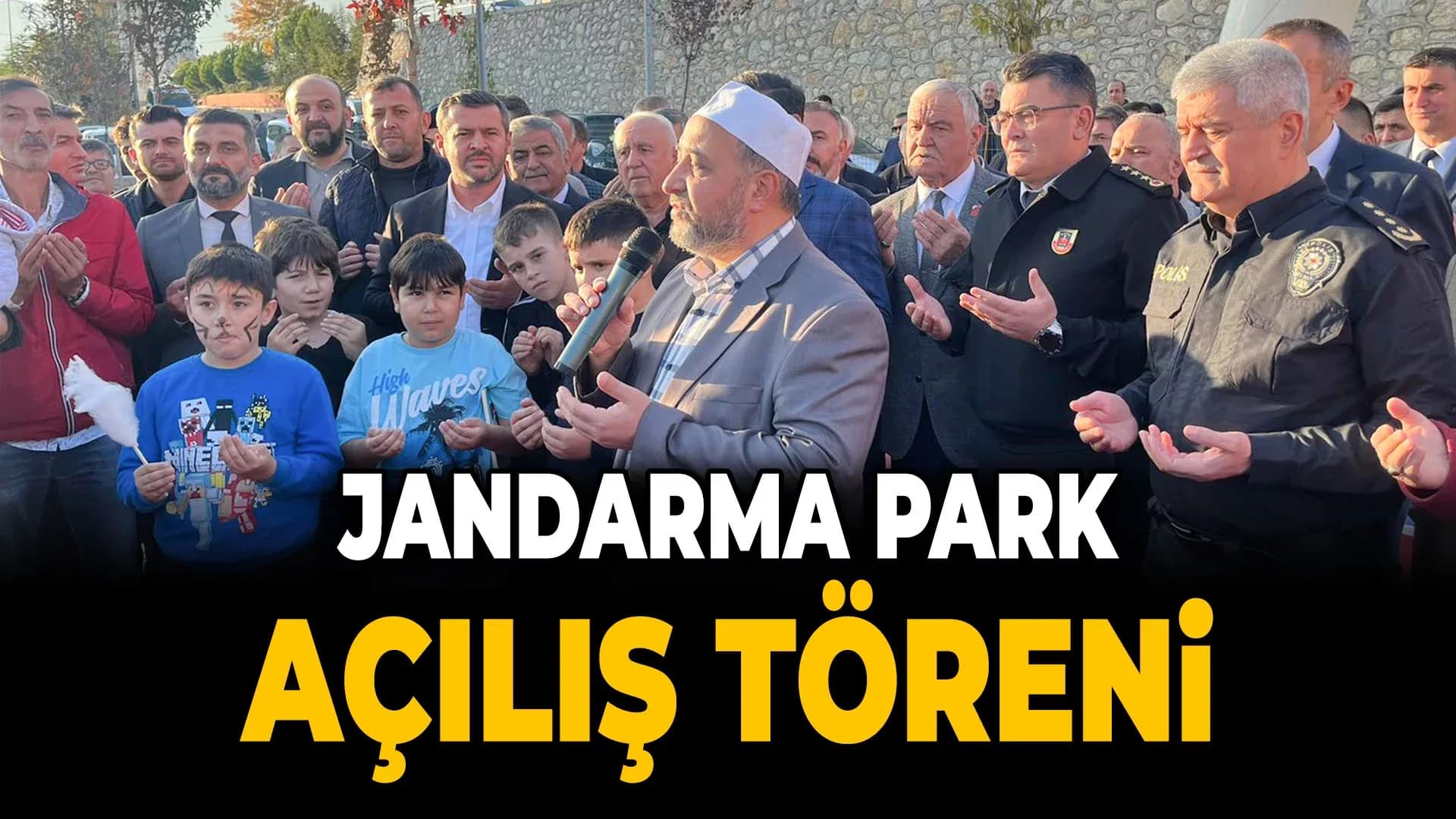 Jandarma Parkı Törenle Açıldı