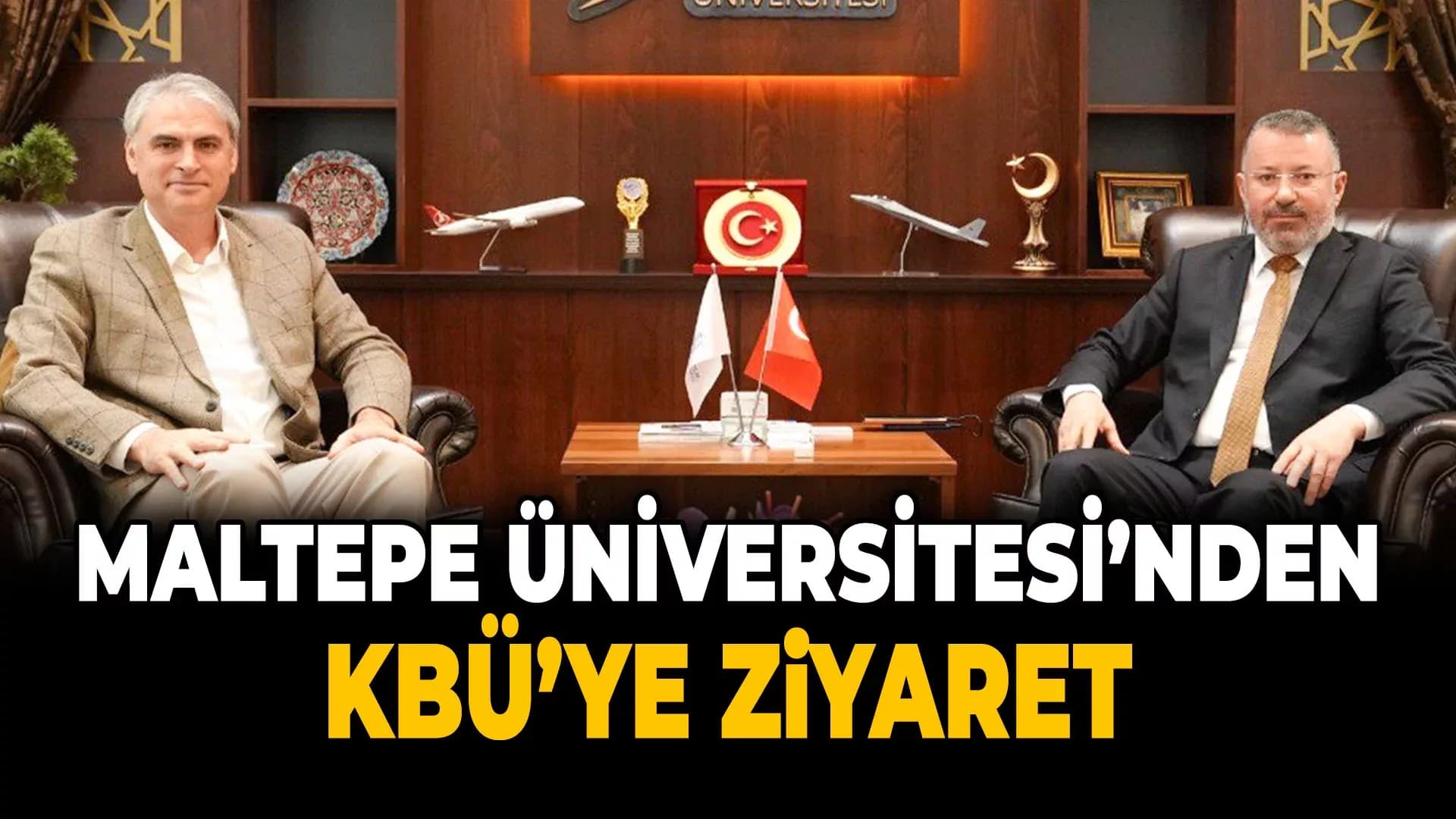 Maltepe Üniversitesi Öğretim Üyesi Prof. Dr. Erkan Erdemir'den Rektör Kırışık'a Ziyaret