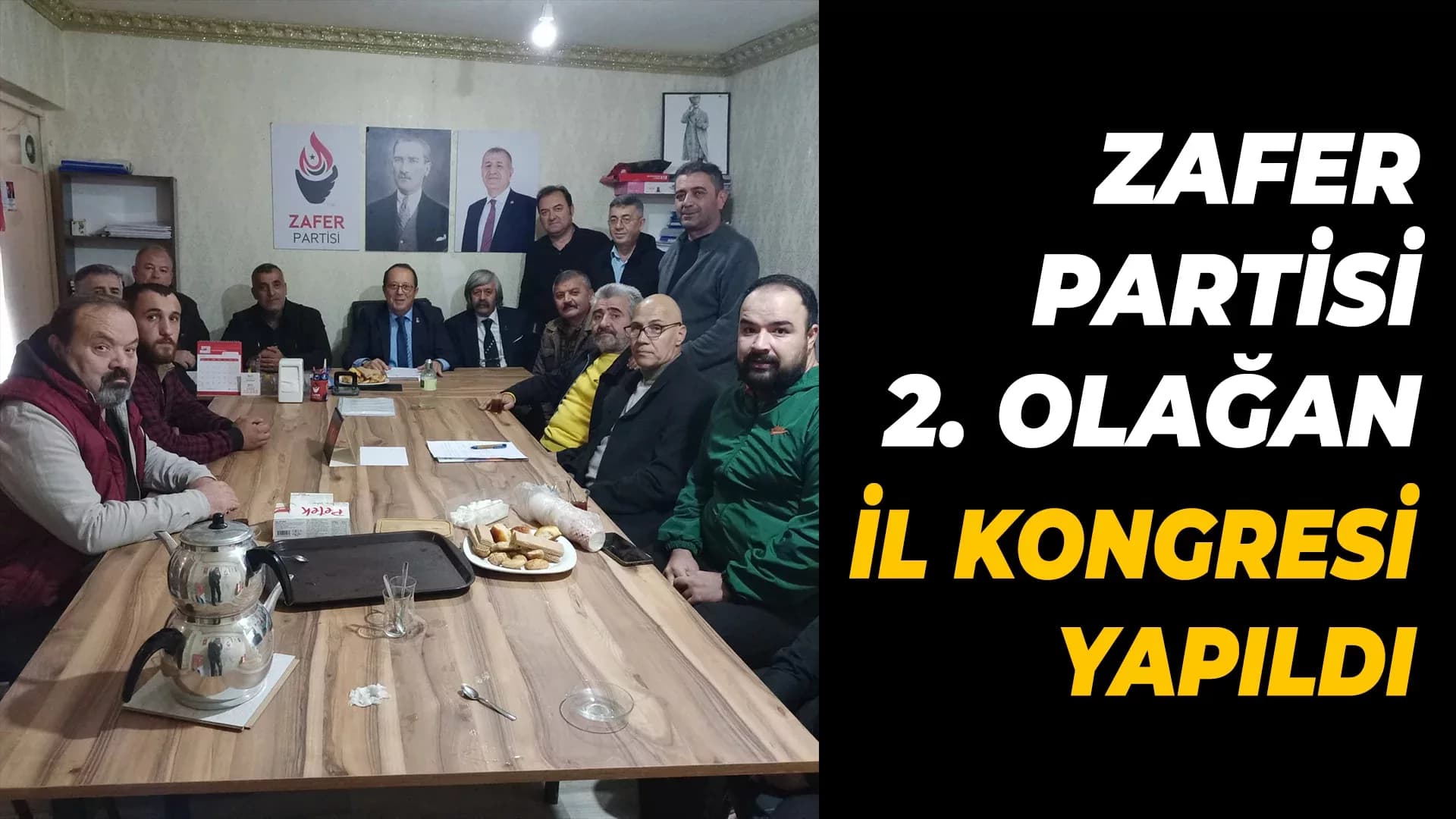 Zafer Partisi Karabük 2. Olağan İl Kongresi Yapıldı