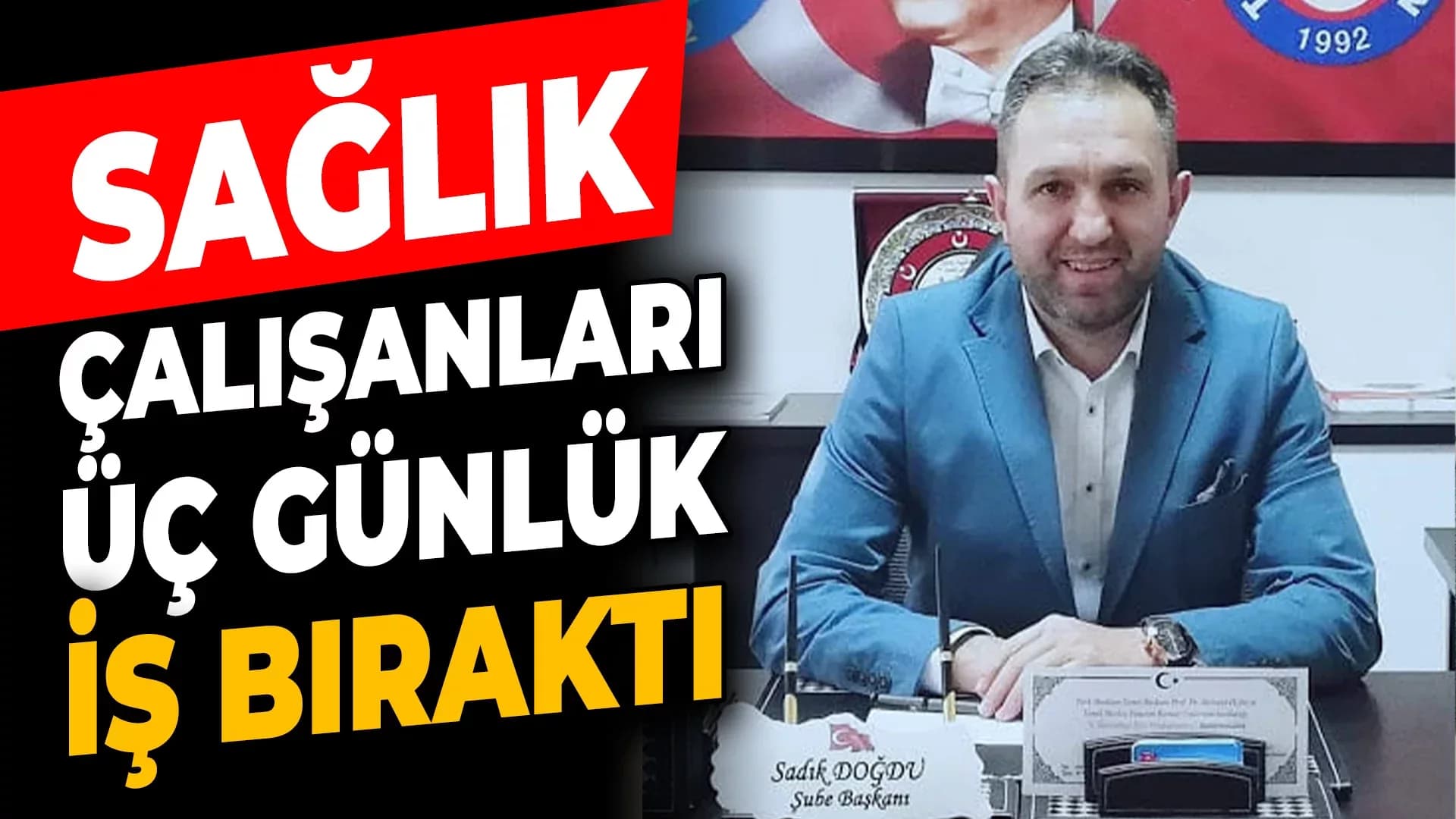 Karabük'te Sağlık Çalışanları İş Bıraktı