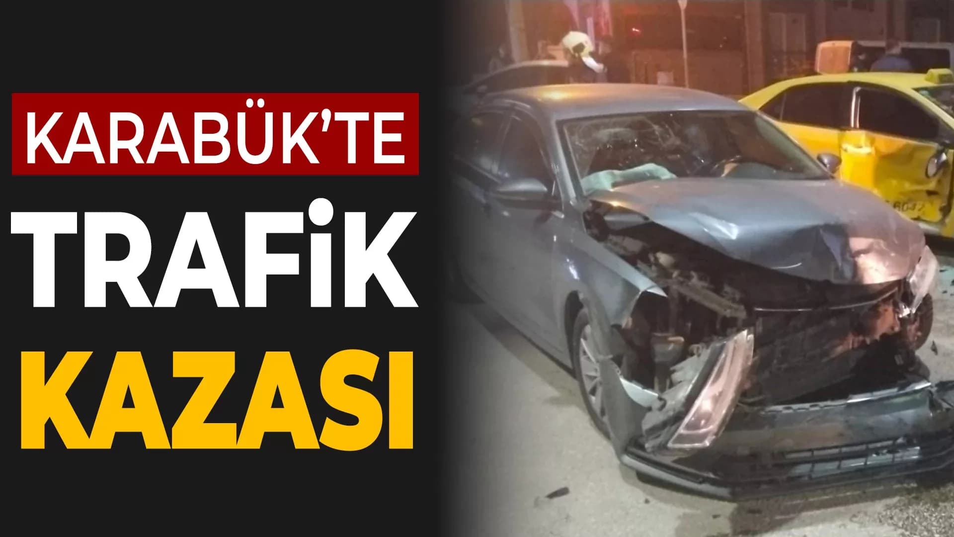 Karabük'te Zincirleme Kazada Maddi Hasar Oluştu