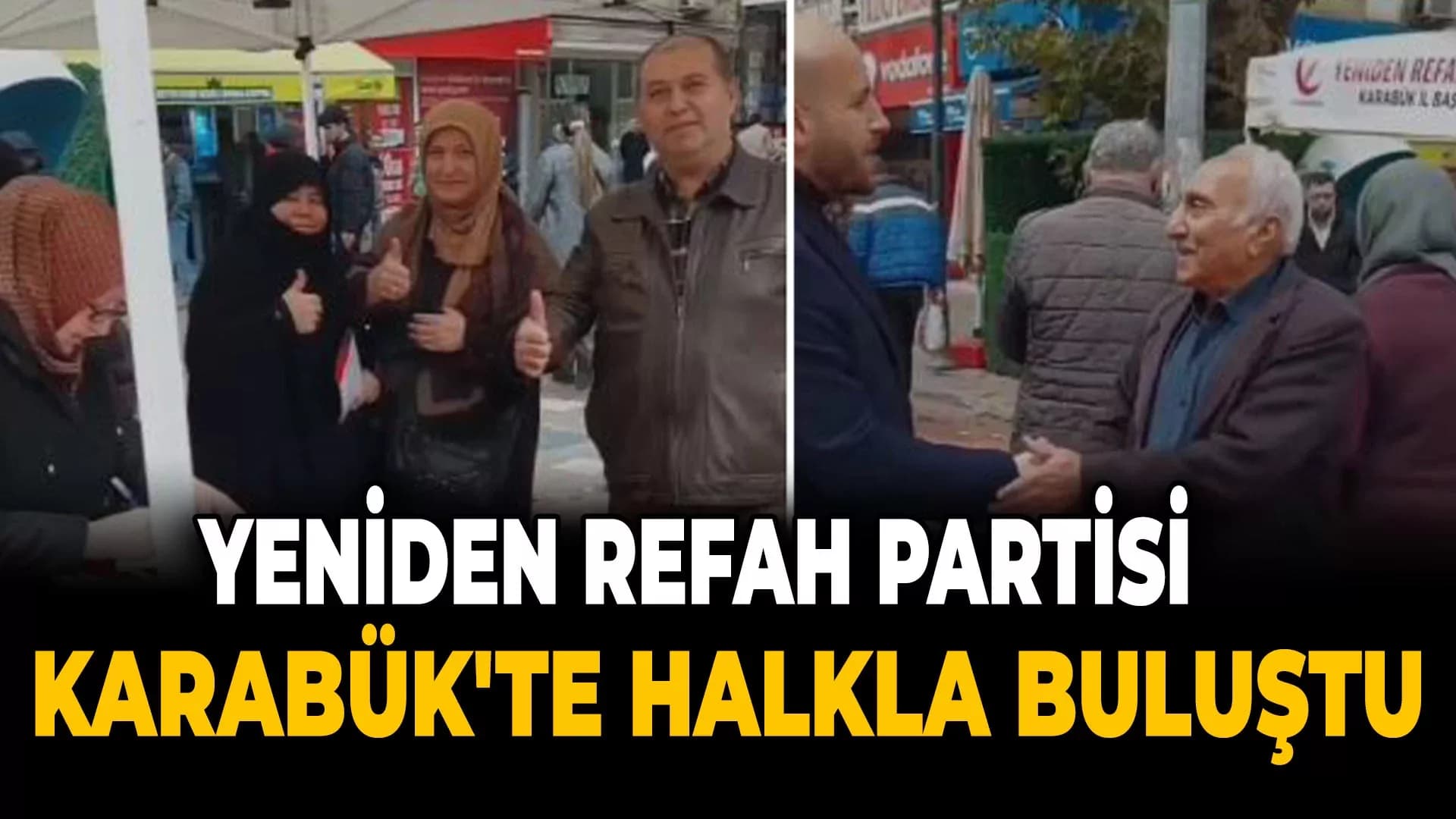YRP Hürriyet Caddesi’nde Halkla Buluştu