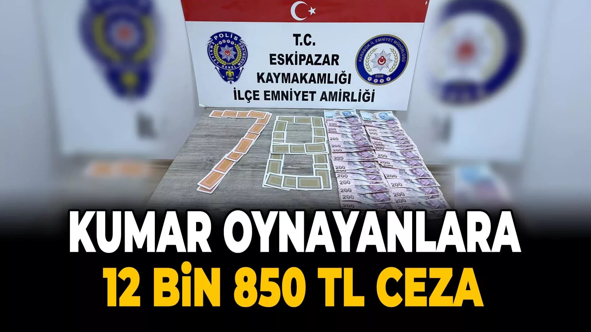 Kumar Oynayan 2 Kişiye Para Cezası