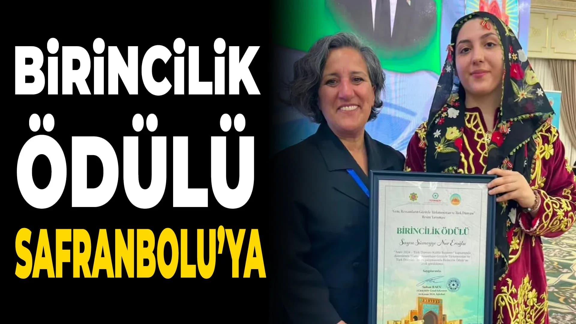 "Türk Dünyası" Temalı Yarışmada Birinci Oldu