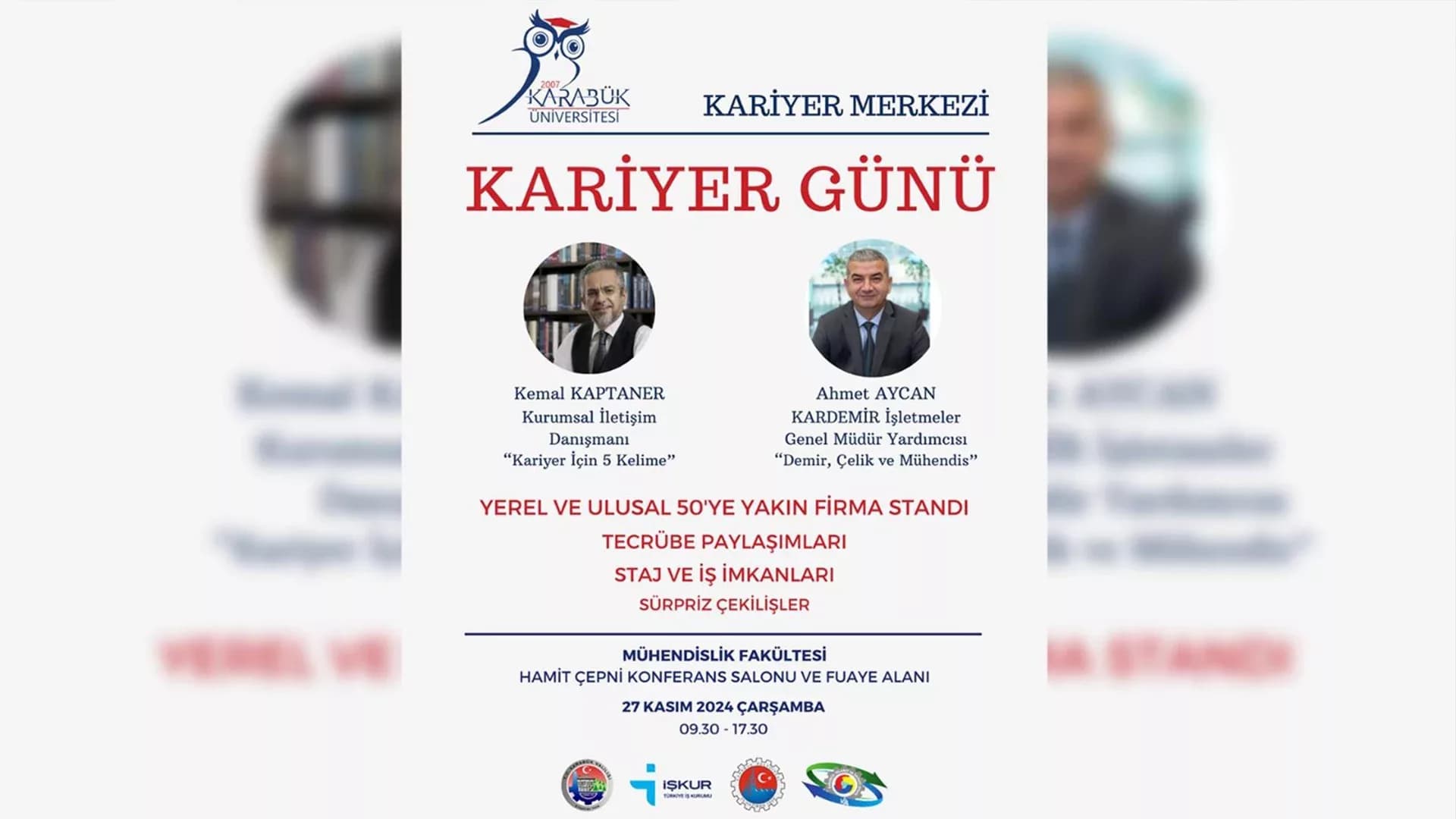 KBÜ'de Kariyer Günleri Başlıyor
