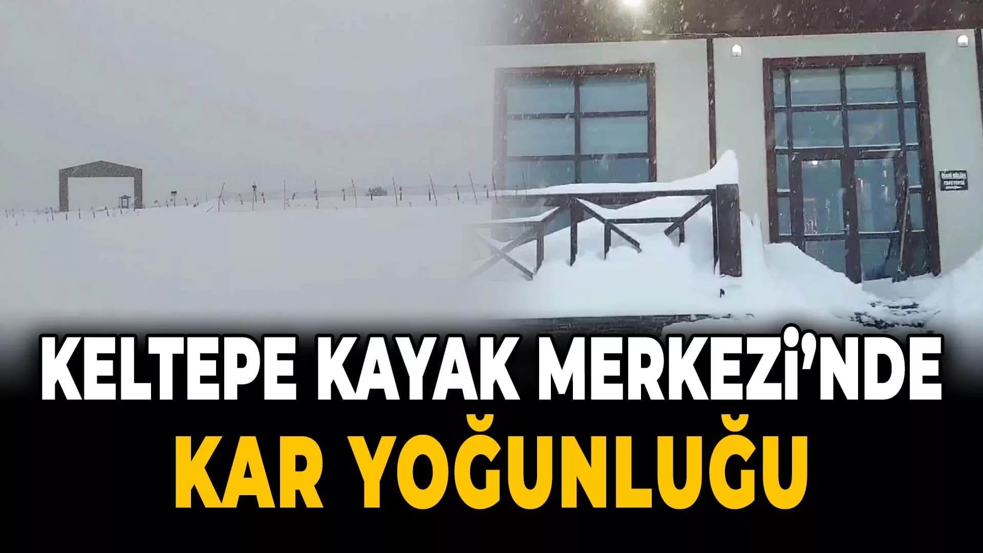 Keltepe Kayak Merkezi'nde Kar Kalınlığı 1 Metreye Ulaştı