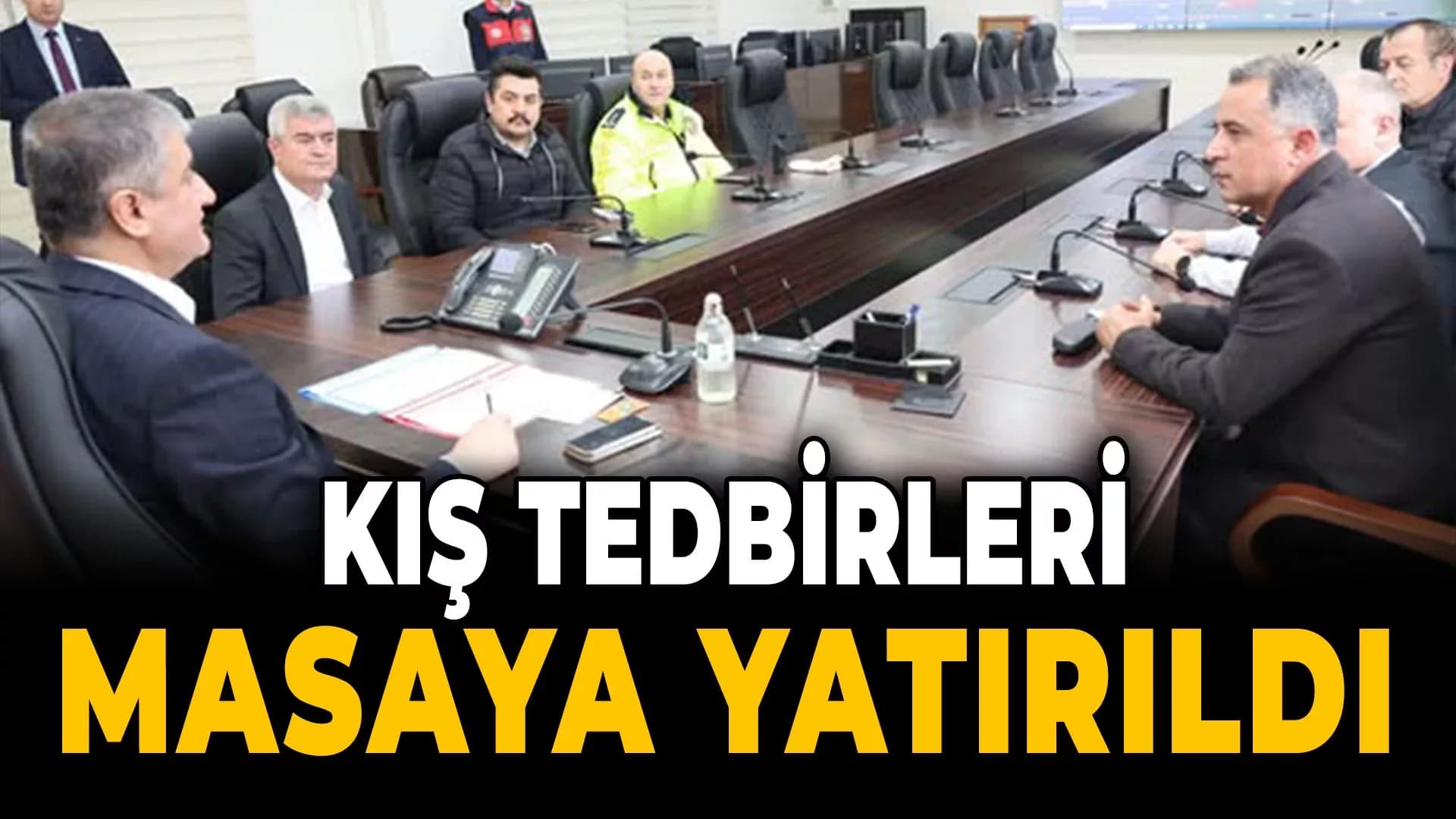 Karabük’te Kış Tedbirleri Masaya Yatırıldı