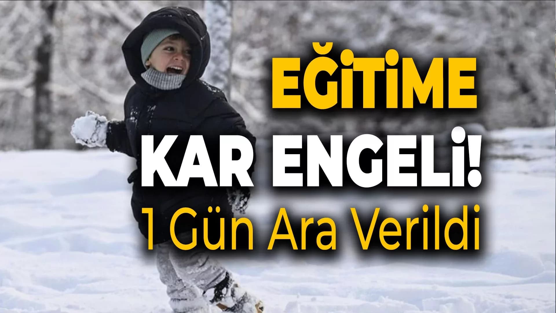 Karabük'te Taşımalı Eğitime 1 Gün Ara Verildi