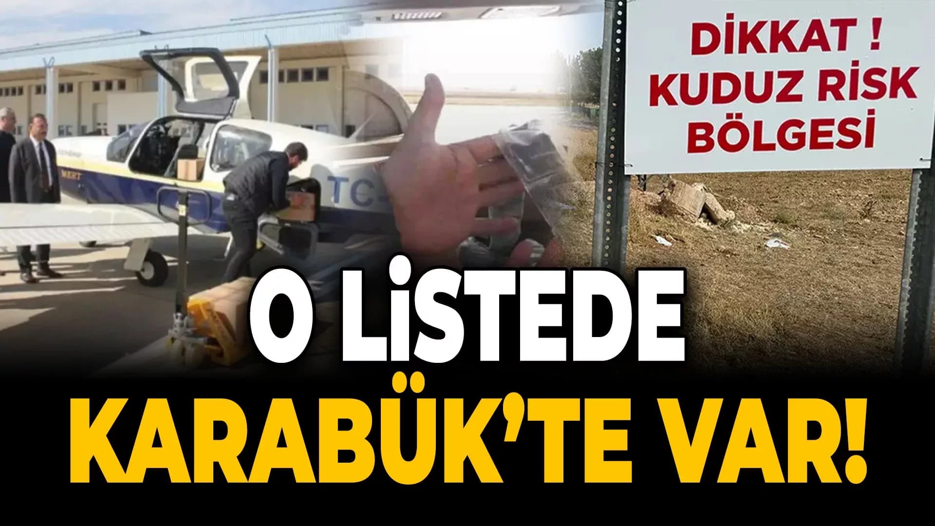 18 İLE HAVADAN KUDUZ AŞISI UYARISI