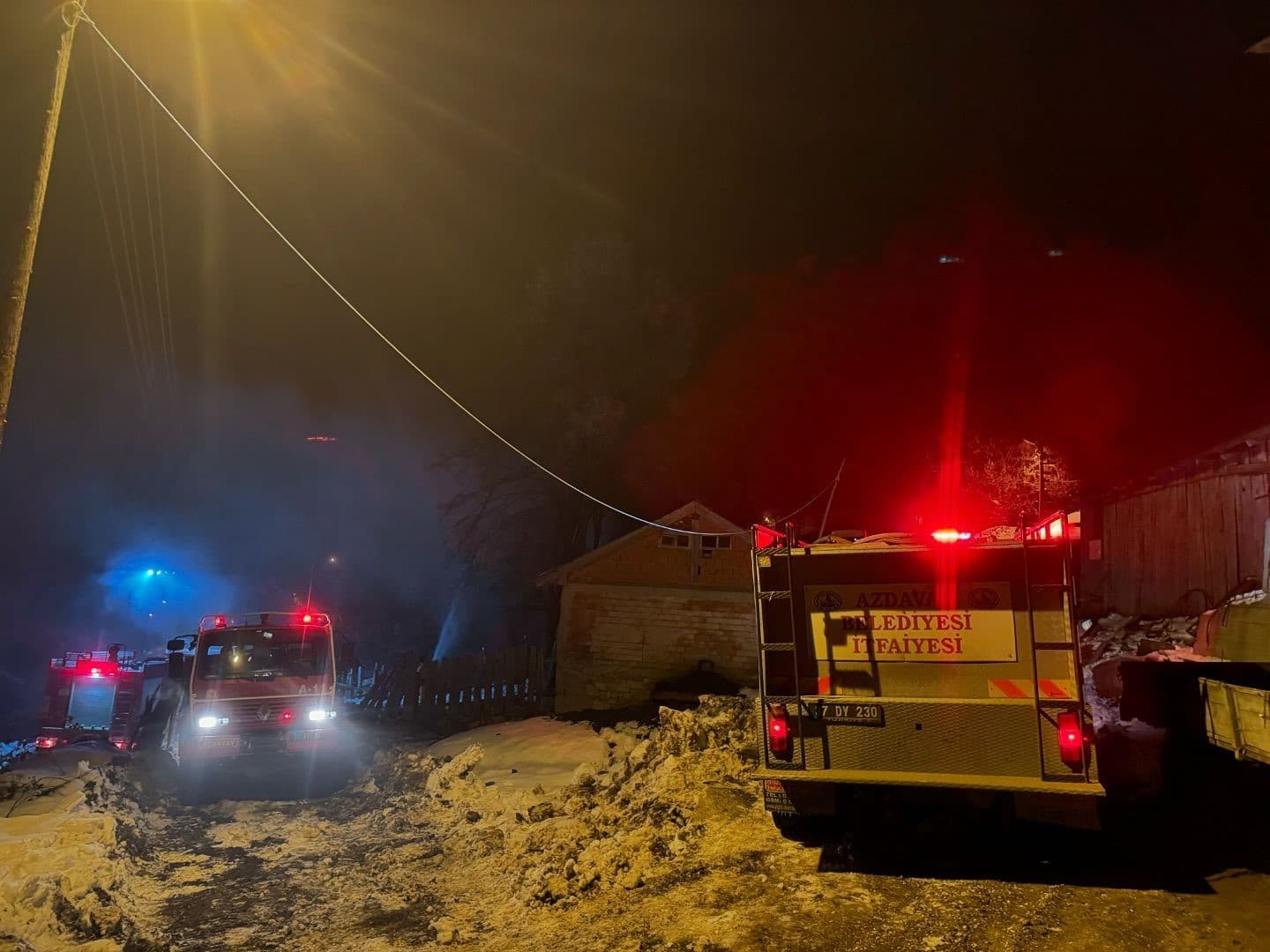 Kastamonu’da alevlere teslim olan ev kullanılmaz hale geldi