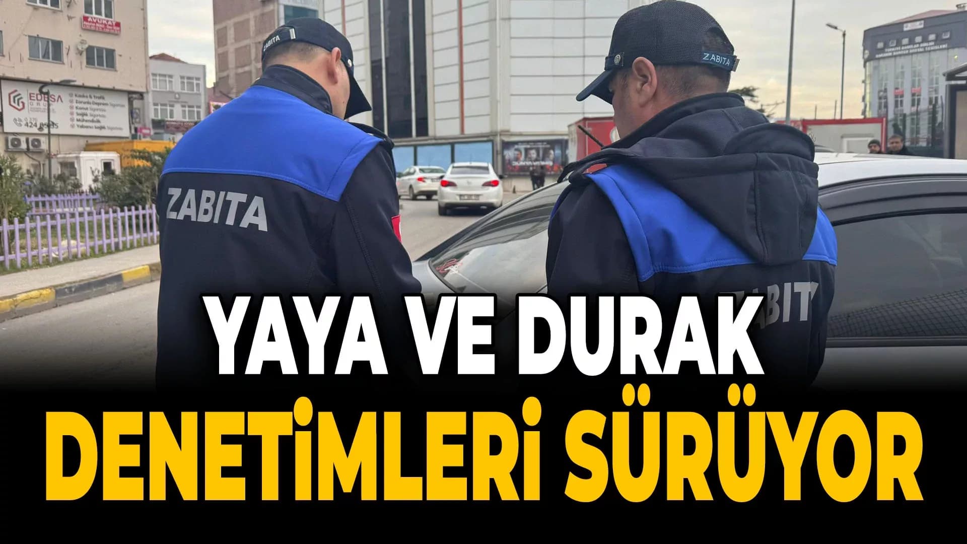 Karabük'te Yaya Geçidi ve Toplu Taşıma Alanlarında Denetimler Sürüyor