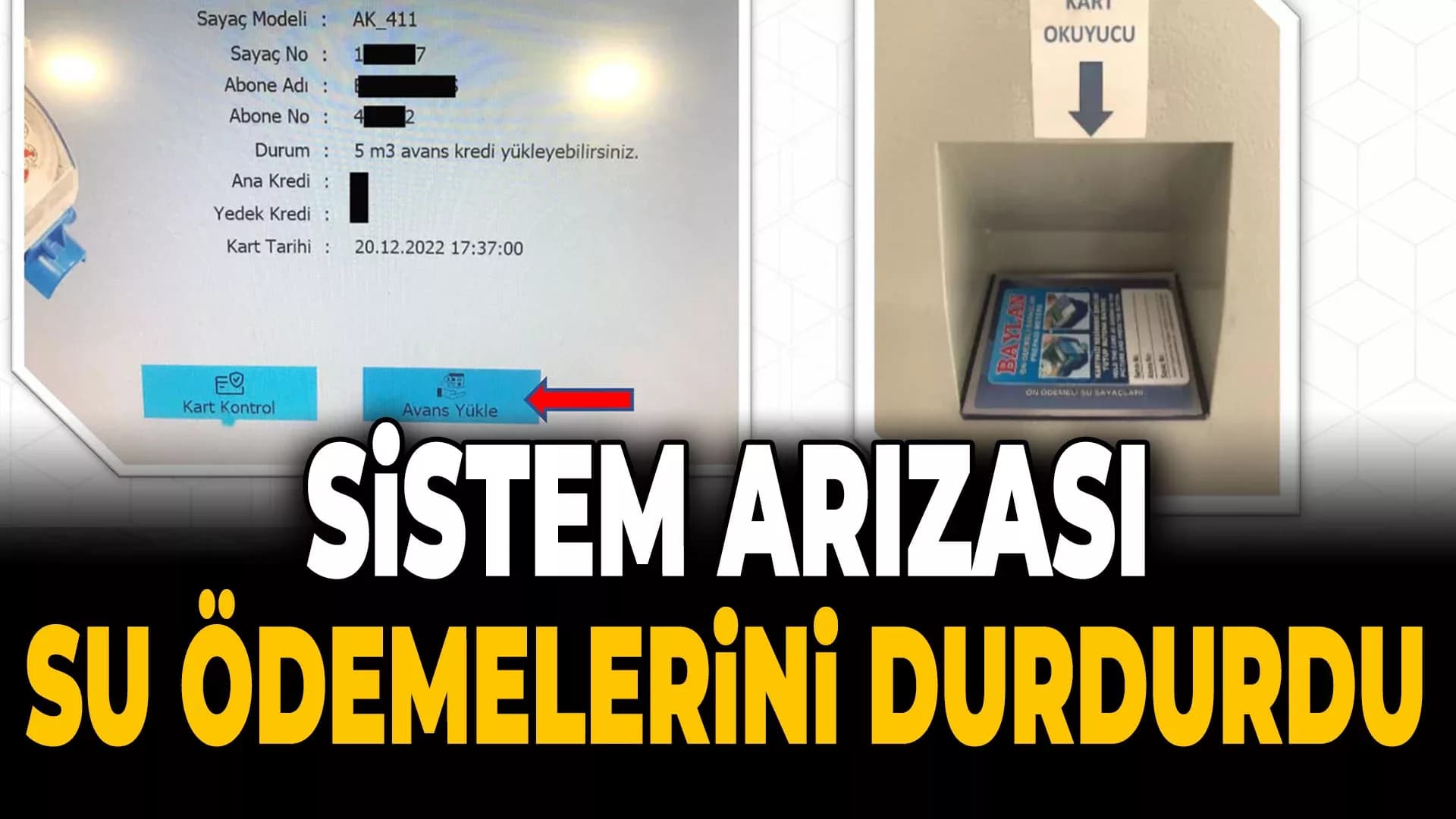 Karabük'te Su Kartlarına Para Yüklenemiyor
