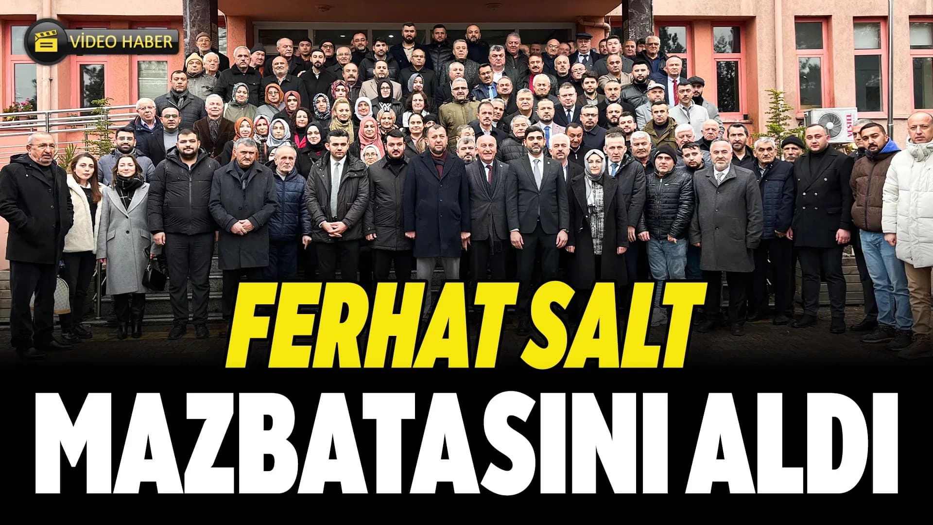 AK Parti İl Başkanı Ferhat Salt Mazbatasını Aldı
