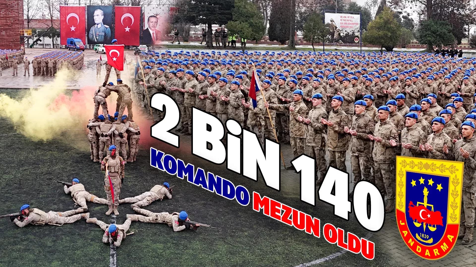 Safranbolu'da 2 Bin 140 Komando Dualarla Mezun Oldu